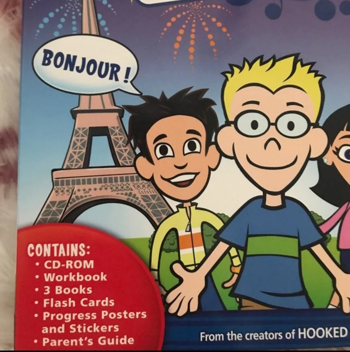 Hooked on Phonics French Foreign Language Level 3 Program Homeschool Educational