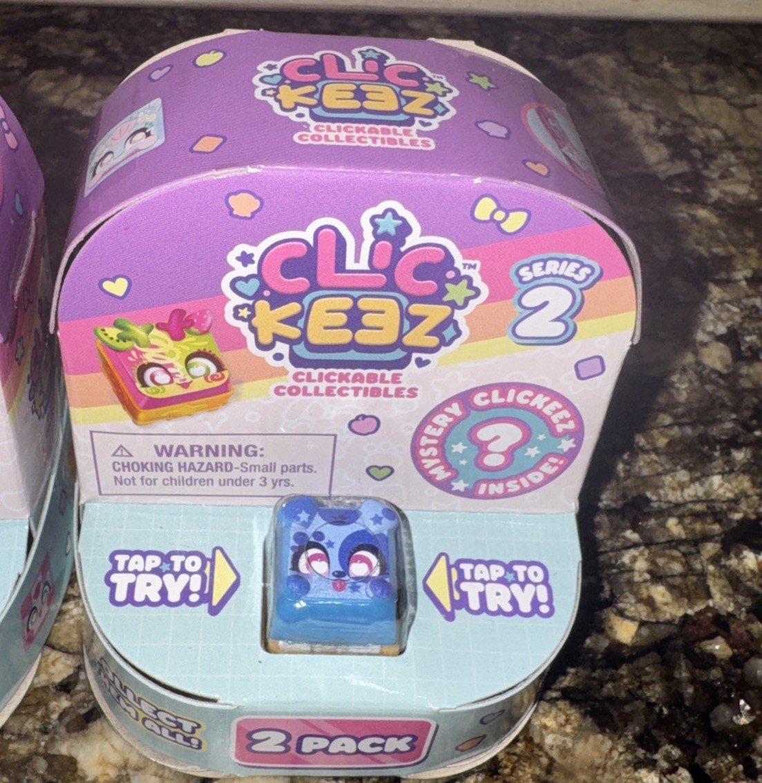 Clickeez Series 2 Collectibles Mystery 2-Pack Set Lot Of 5 Different Ones