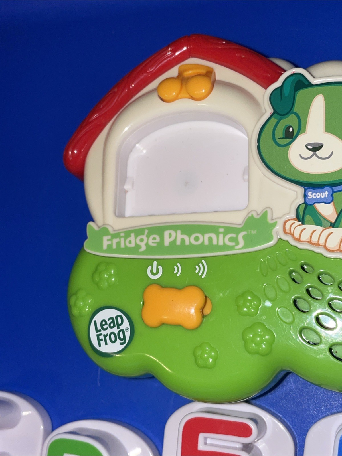 Leap Frog Fridge Phonics Scout Doghouse Letters Magnetic Complete Tested 2009