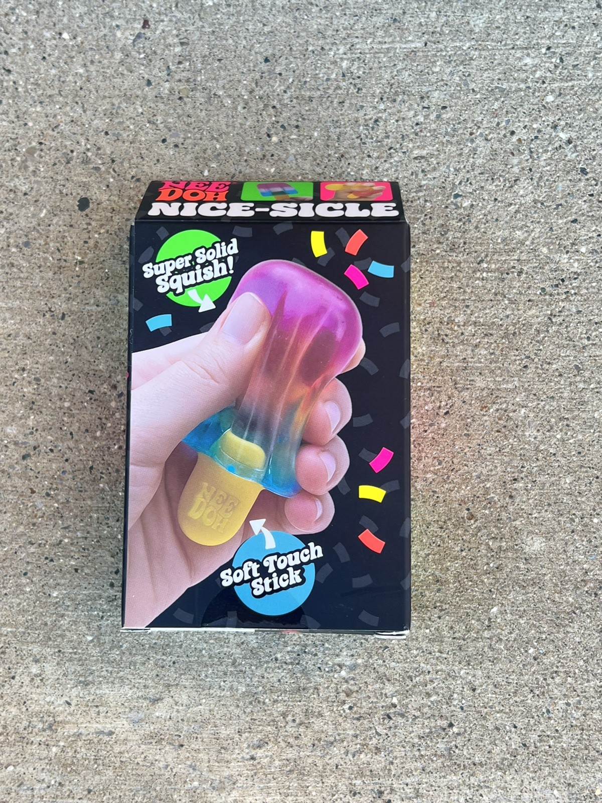 AUTHENTIC Nee Doh Nice-Sicle Popsicle Purple/Blue Brand New Unopened US SELLER