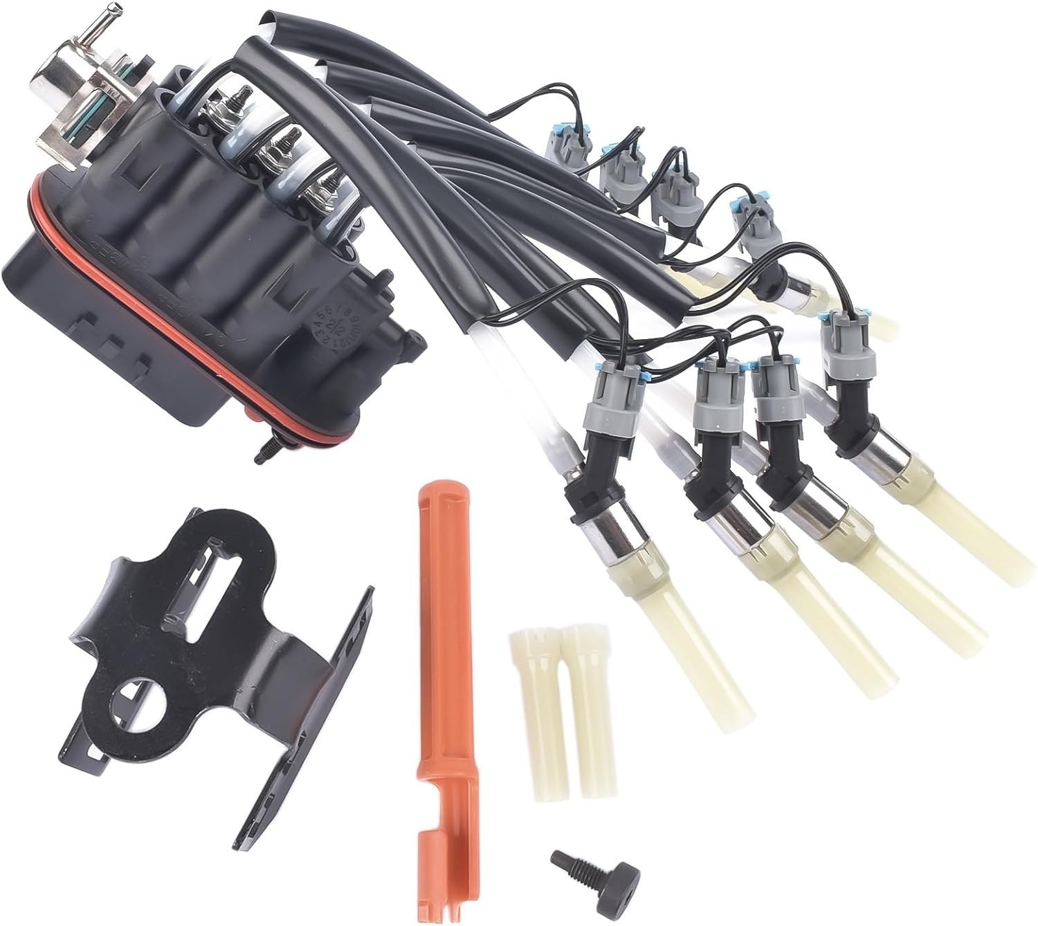 Fuel Spider Injector Assembly W/Bracket Replacement For 1996-02 GM Chevy Pickup