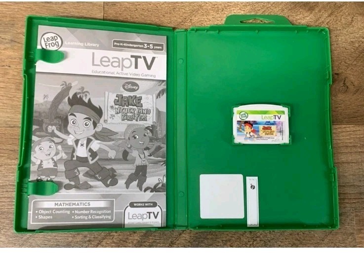 Leap Frog Leap TV Jake Never Land Pirates Game Complete