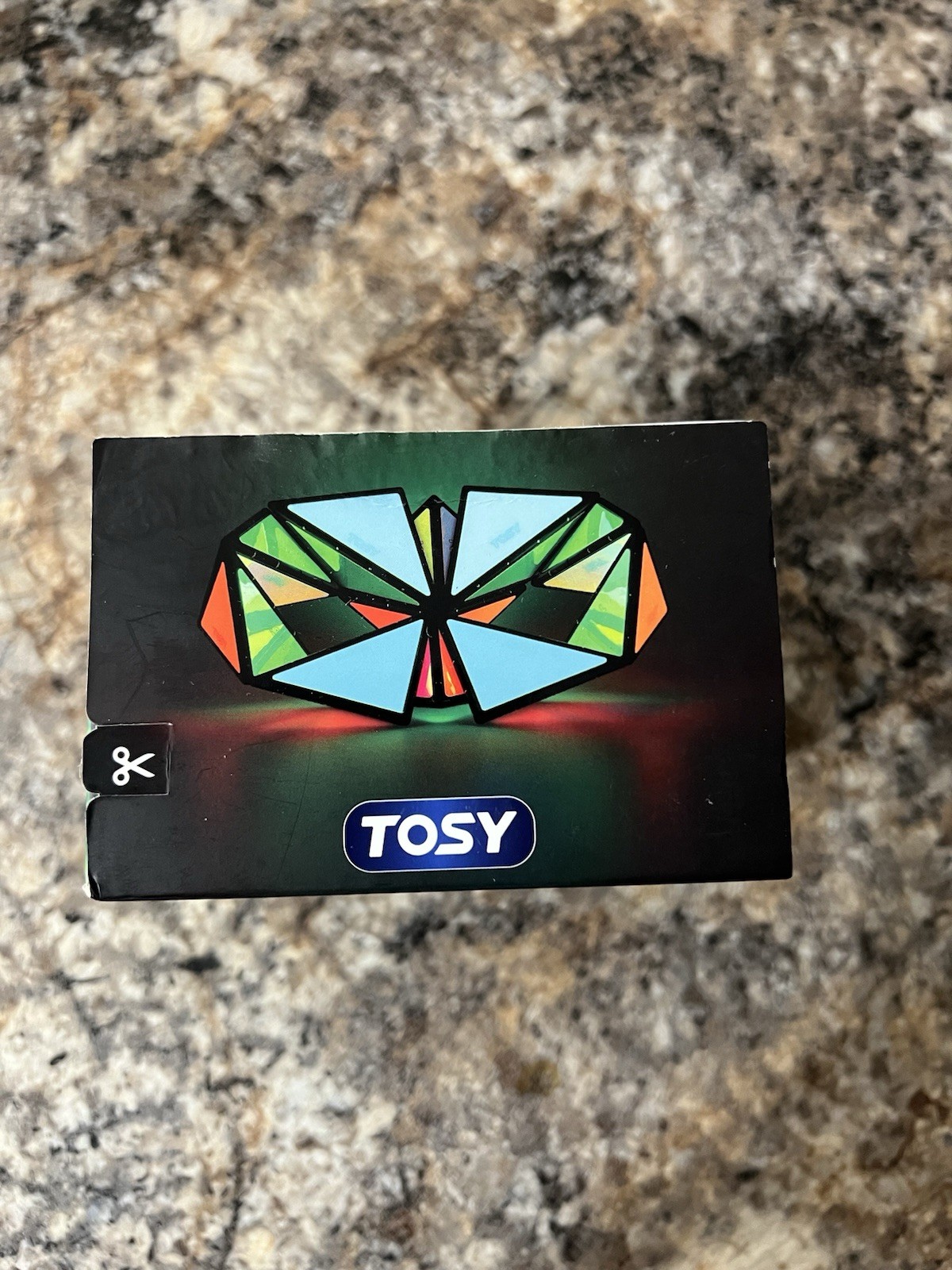 TOSY Magnet Pyramid Glow 1 Cube Transforms 1 Billion Shapes UV Butterfly Puzzle!