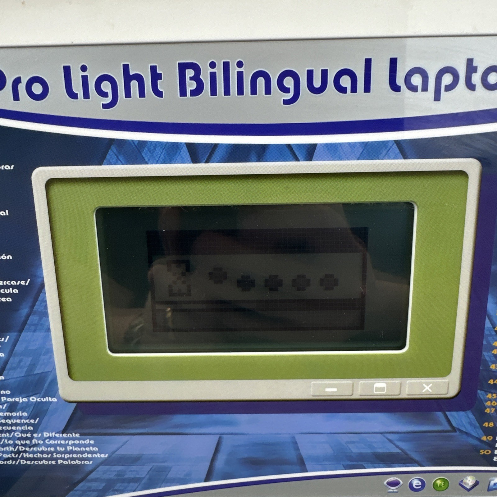 Pro Light Bilingual Laptop English Spanish Talking Computer Educational