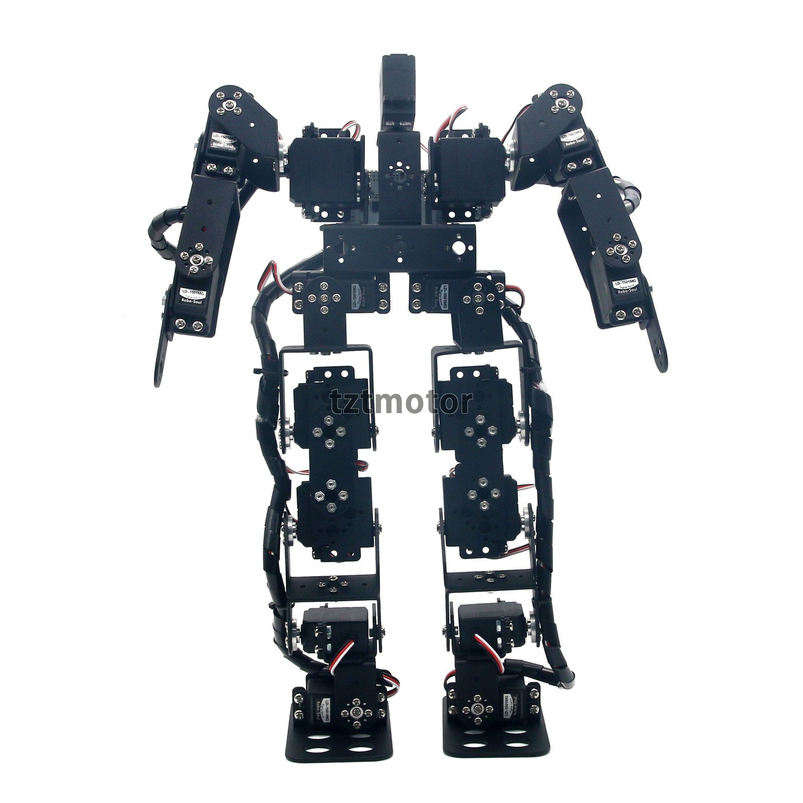 17DOF Biped Robotic Educational Humanoid Robot Kit Servo Bracket Ball Bearing TZ