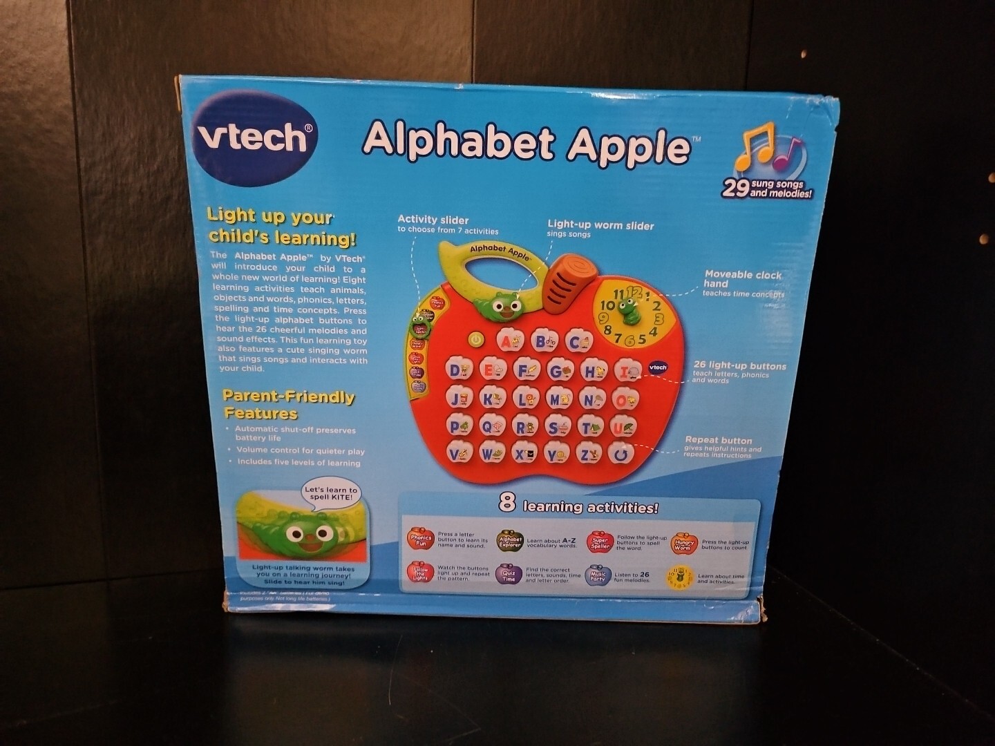 VTech Alphabet Apple Tree Teaches Beginning Reader Skills Sounds & Music New Box