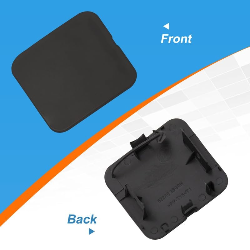 Car Front Bumper Tow Hook Cover Fit for Nissan Silver Right Passenger Side