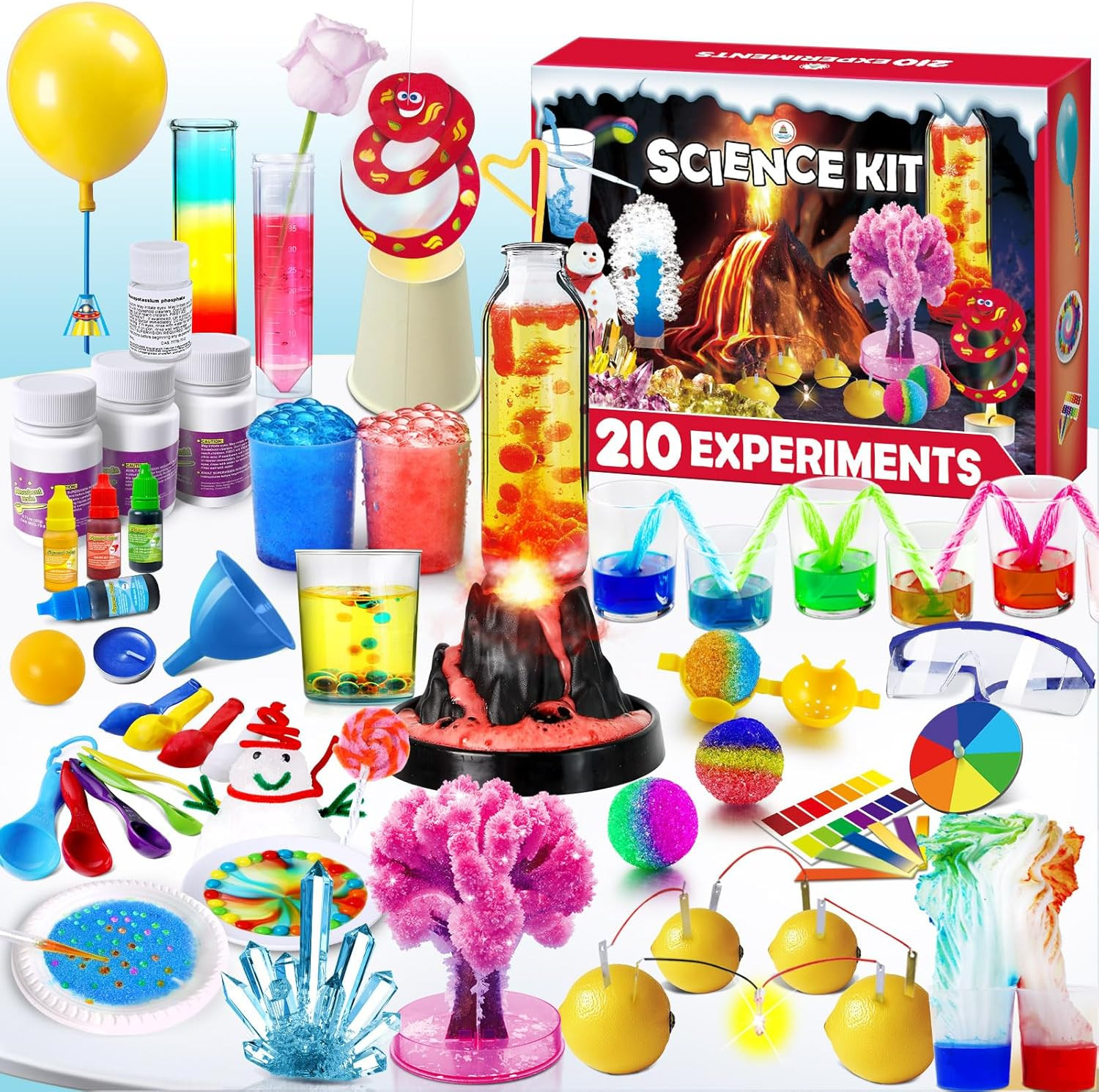 UNGLINGA 210 Experiments Science Kit for Kids, Boys Girls Birthday Toys Gifts Id