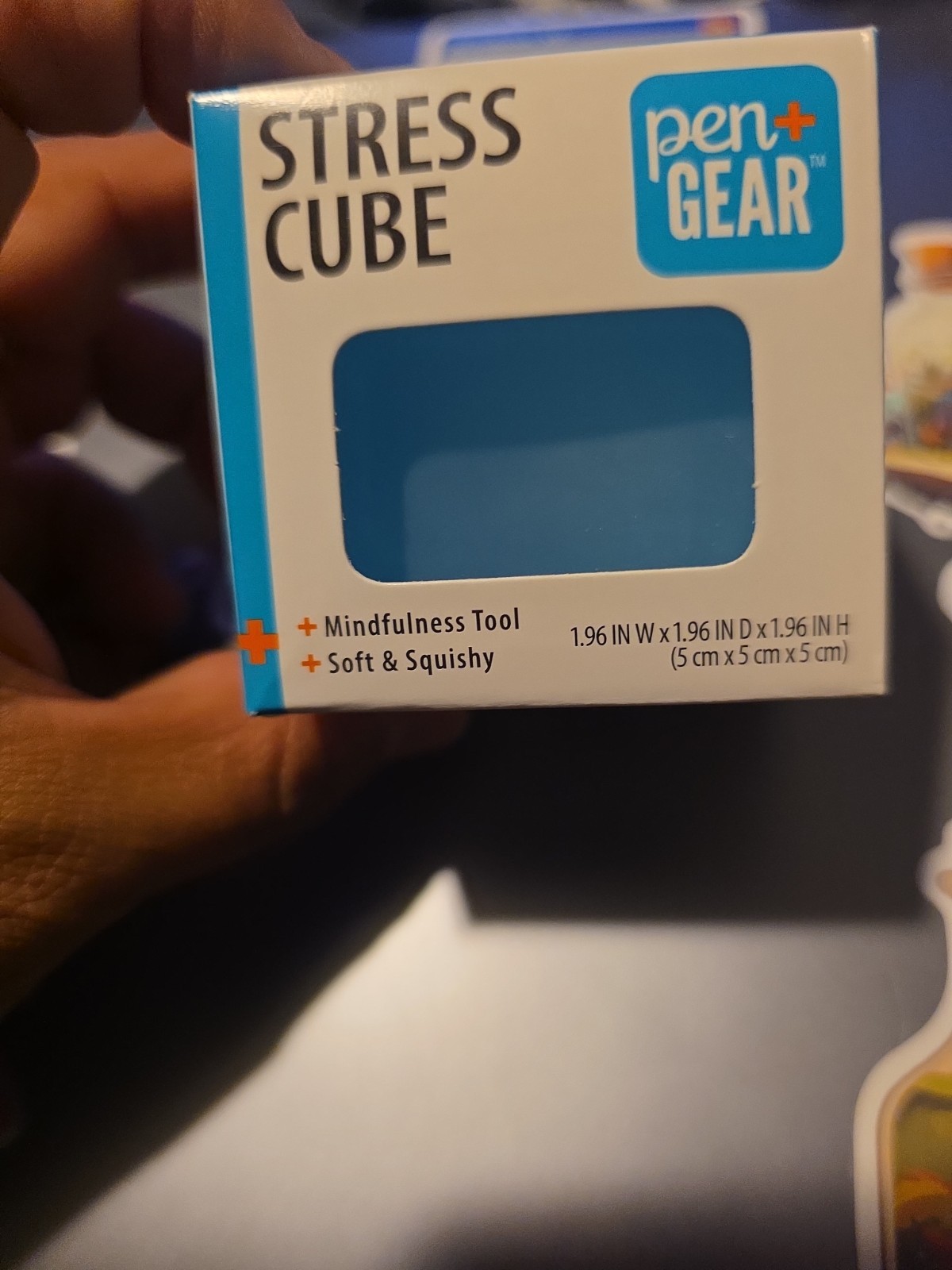 Pen + gear STRESS CUBE X 2 Squishy Toy