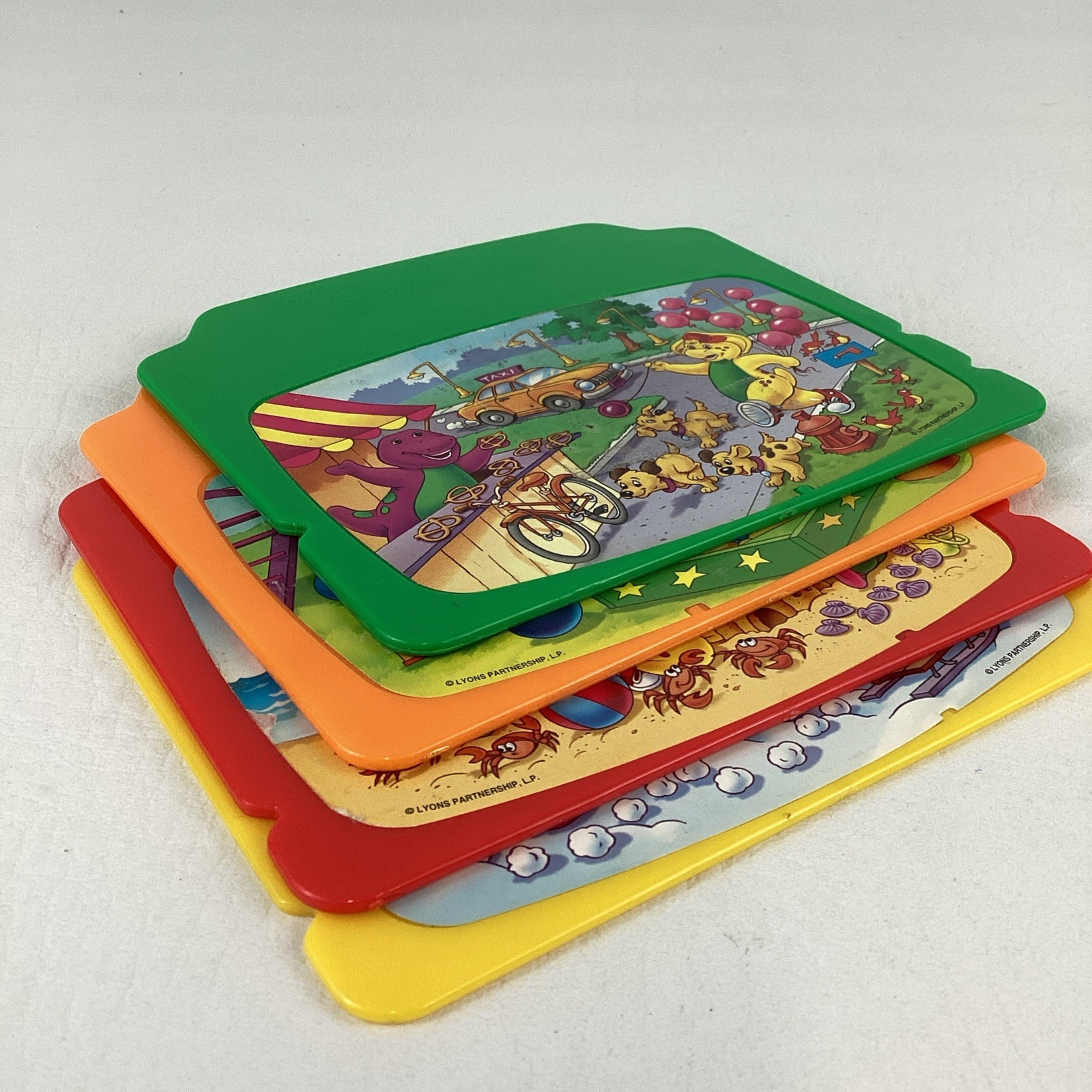 Barney Dinosaur Learning Fun Laptop Replacement Cartridges Vintage 2002 Mattel