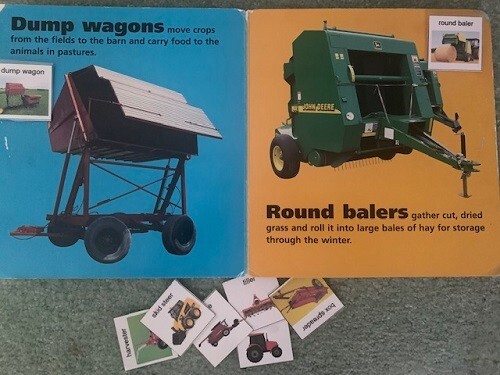 Special Needs / Autism Adapted Interactive Book – Farm Trucks