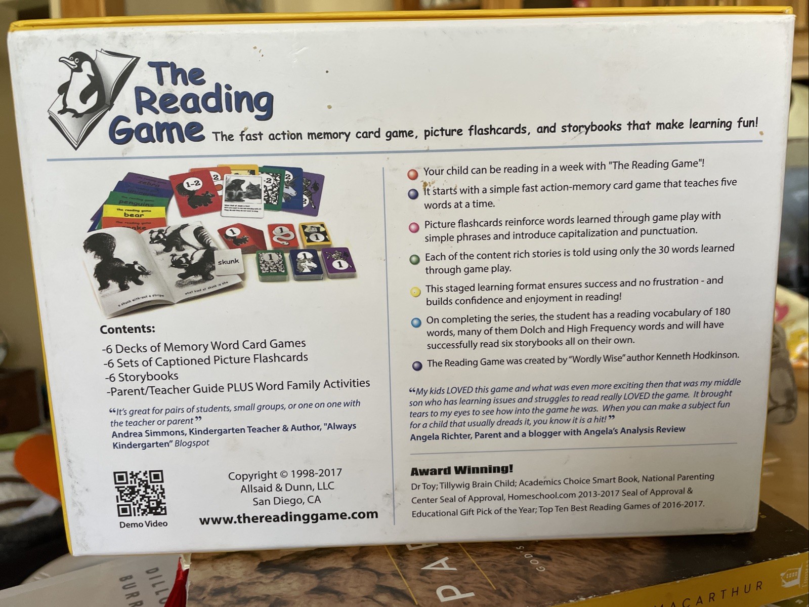 The Reading Game From Worldly Wise Author Homeschool Education Learn To Read
