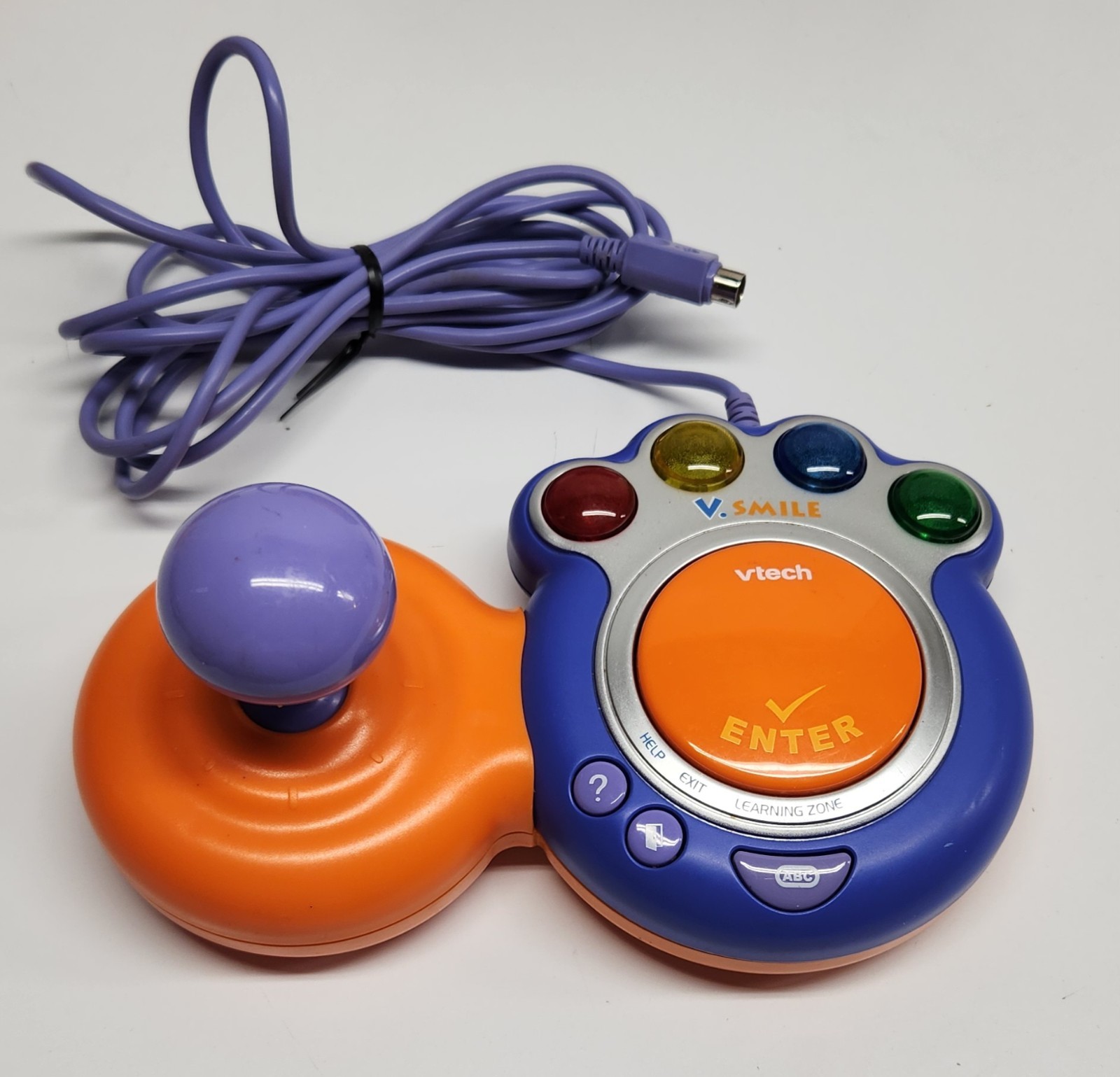 VTech V.Smile TV Learning System Console Bundle 2 Controllers & 10 Games TESTED