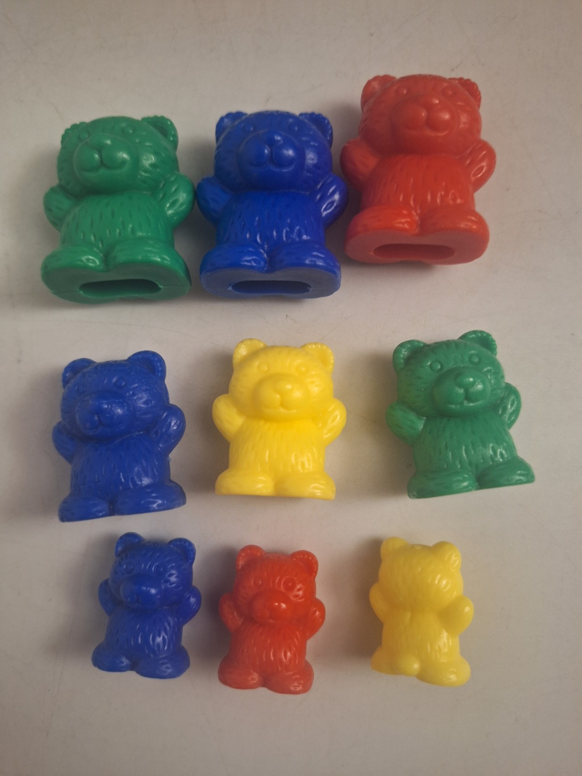 Lakeshore Teddy Bear Toy Figures Colors Sizes 116 Pieces Learn Play