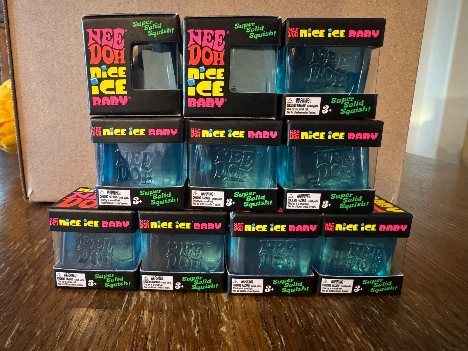 NEW NeeDoh Nice Ice Baby Lot Of 10 AUTHENTIC, SEALED, All Blues.