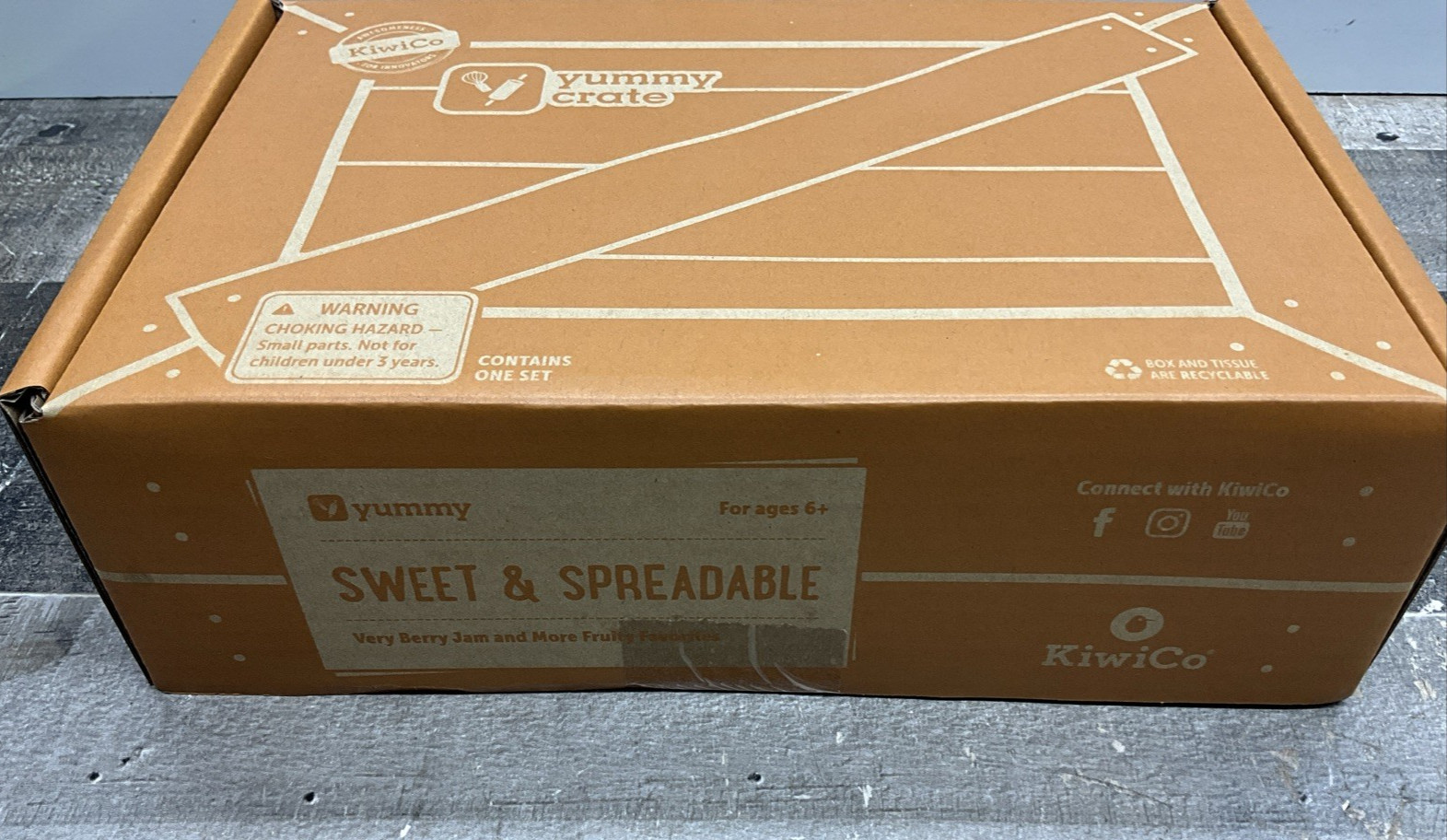 KIWICO YUMMY CRATE SWEET & SPREADABLE FOOD SCIENCE KIT YJAM-F2264 AGES 6+ SEALED