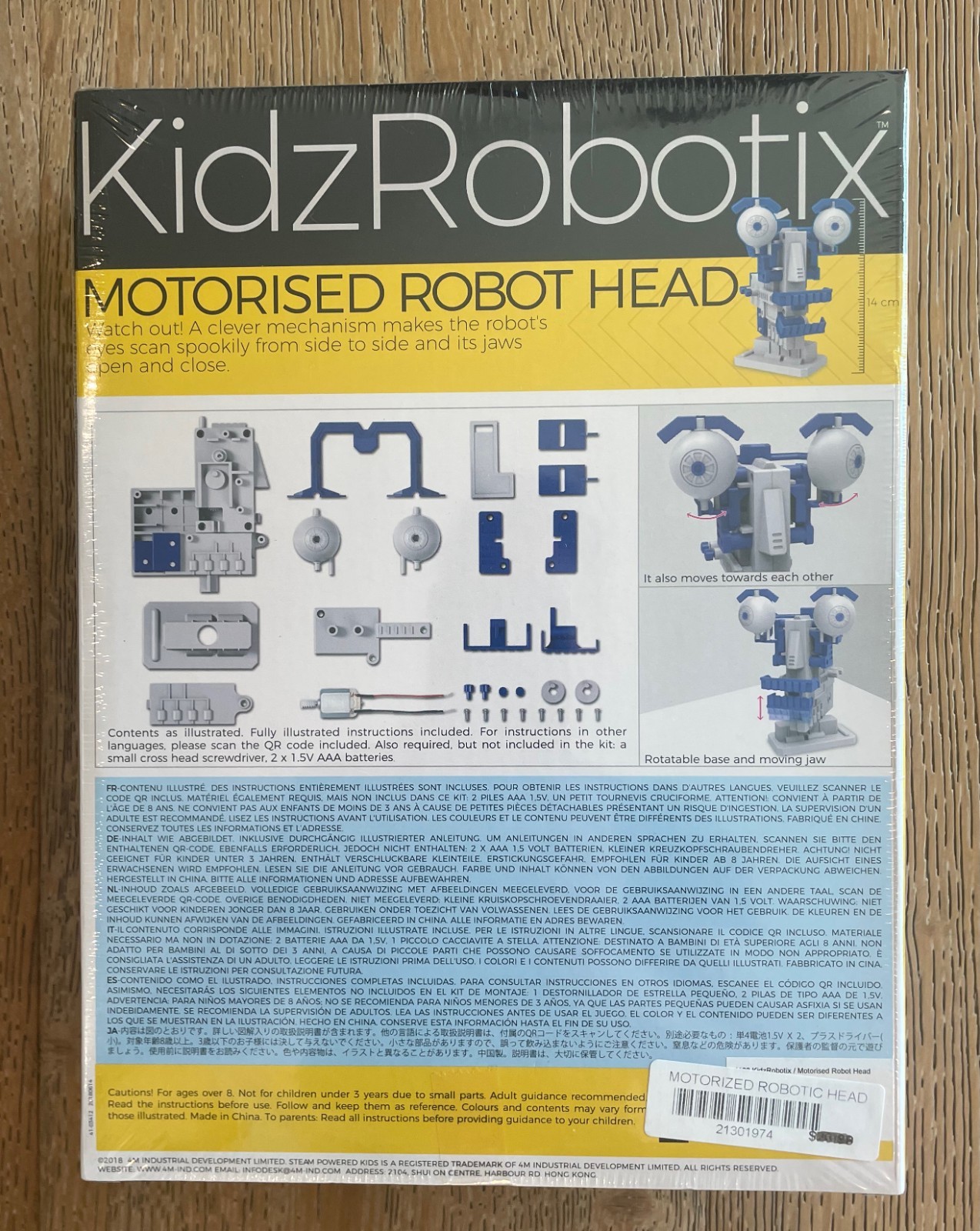 4M KidzRobotix Motorised Robot Head Science Kit – Original Sealed Box