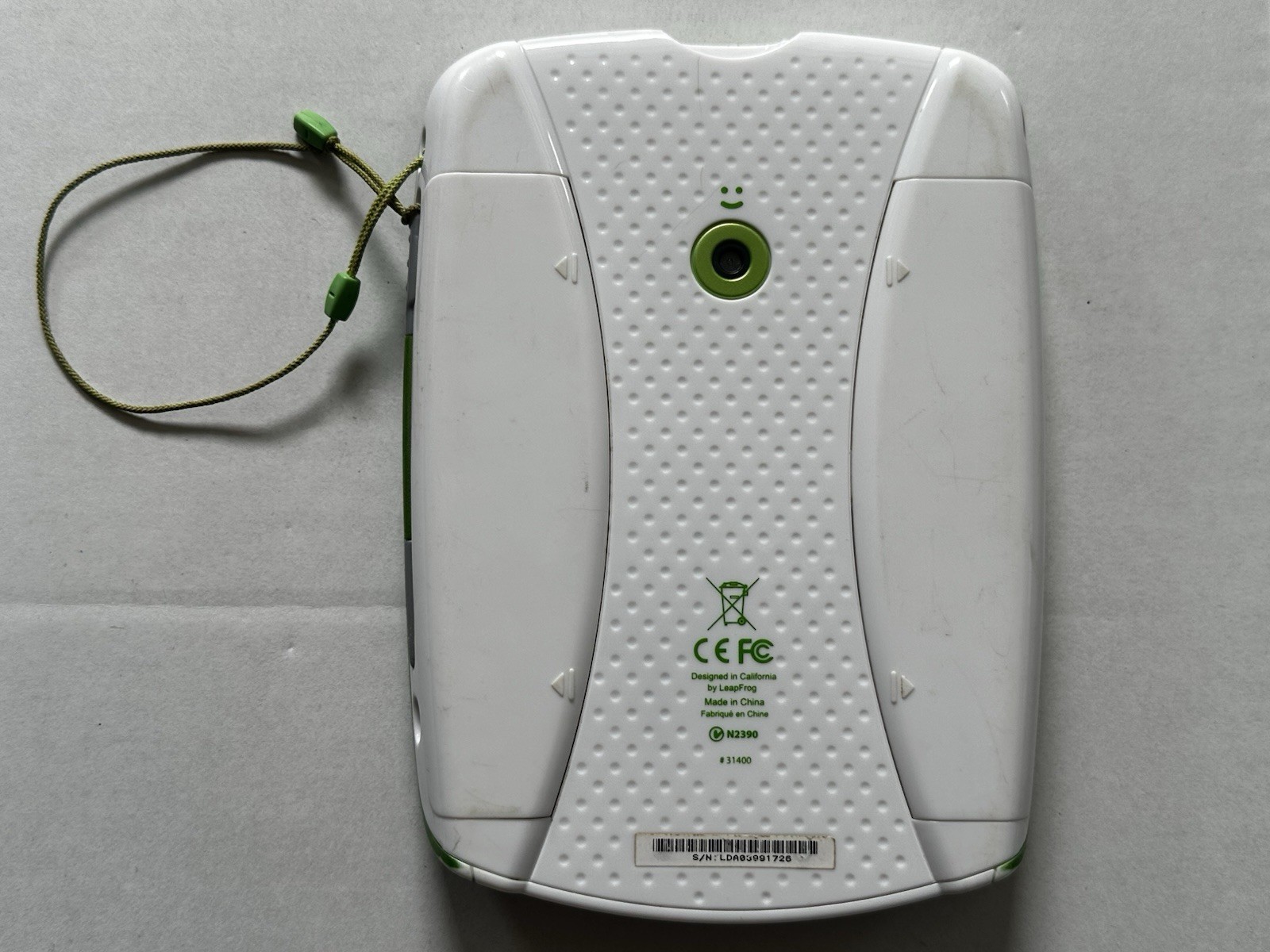 LeapFrog LeapPad2 Explorer Kids Tablet Green White With Stylus Tested & Working