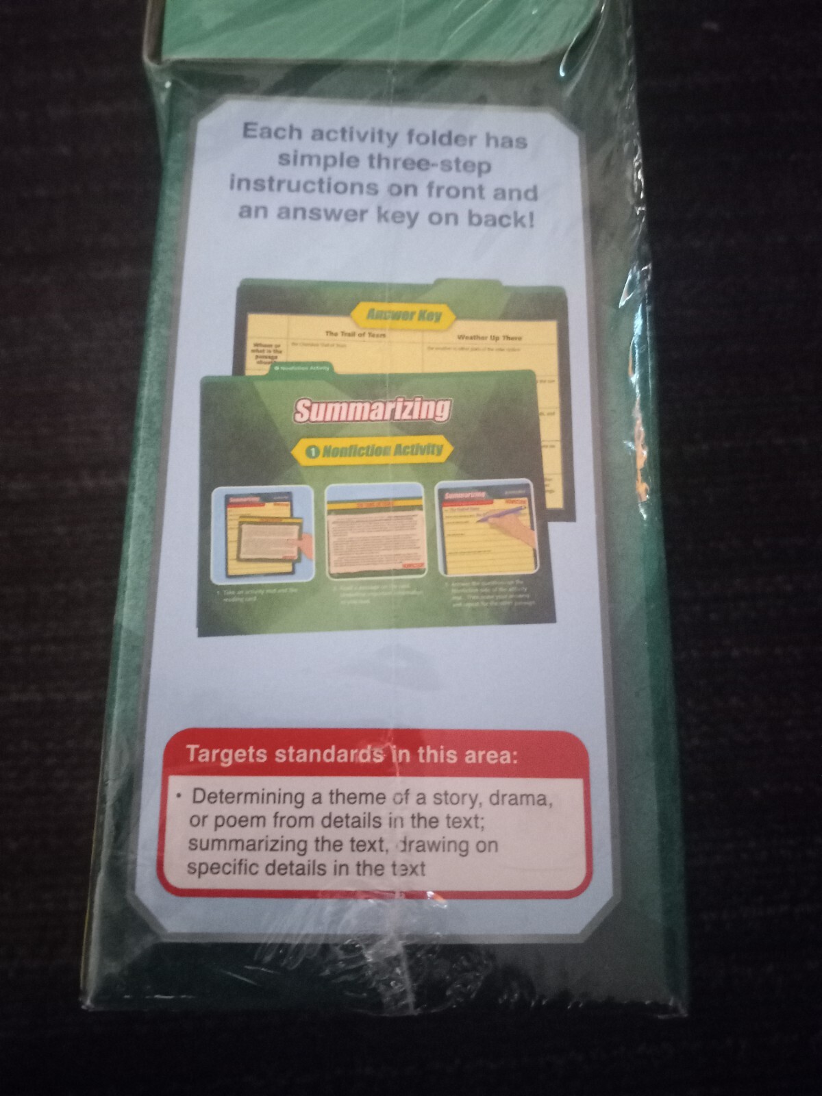 Lakeshore Finding Evidence Home School Kit Summarizing Grades 4-5 NEW SEALED