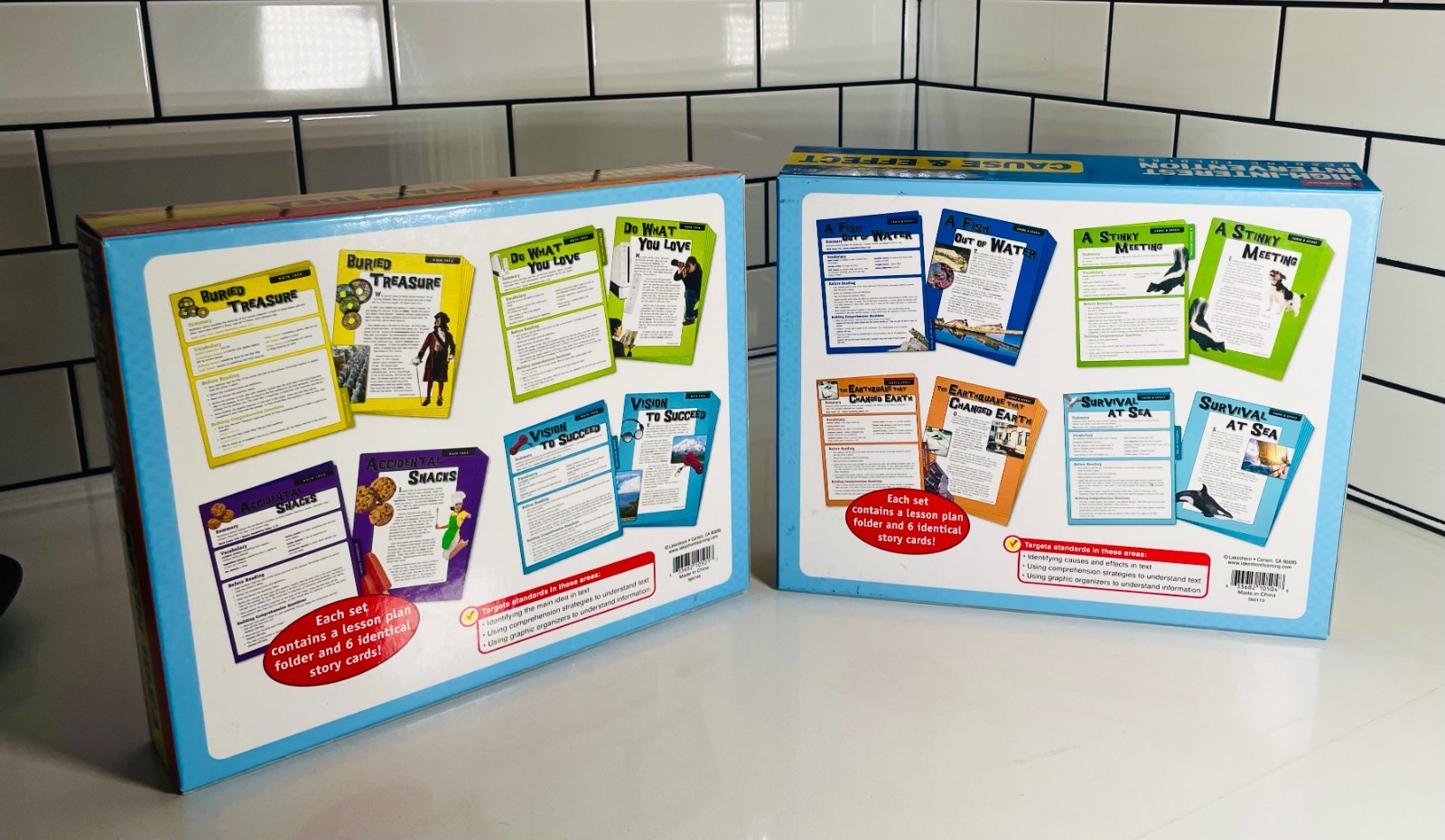 Lakeshore Learning Reading Intervention Kits (Main Idea & Cause/Effect)
