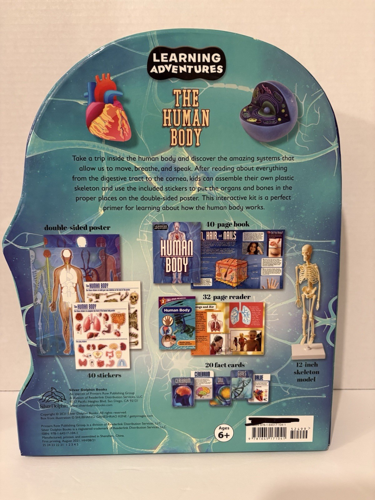 Learning Adventures The Human Body Educational Set Ages 6+ (2021)