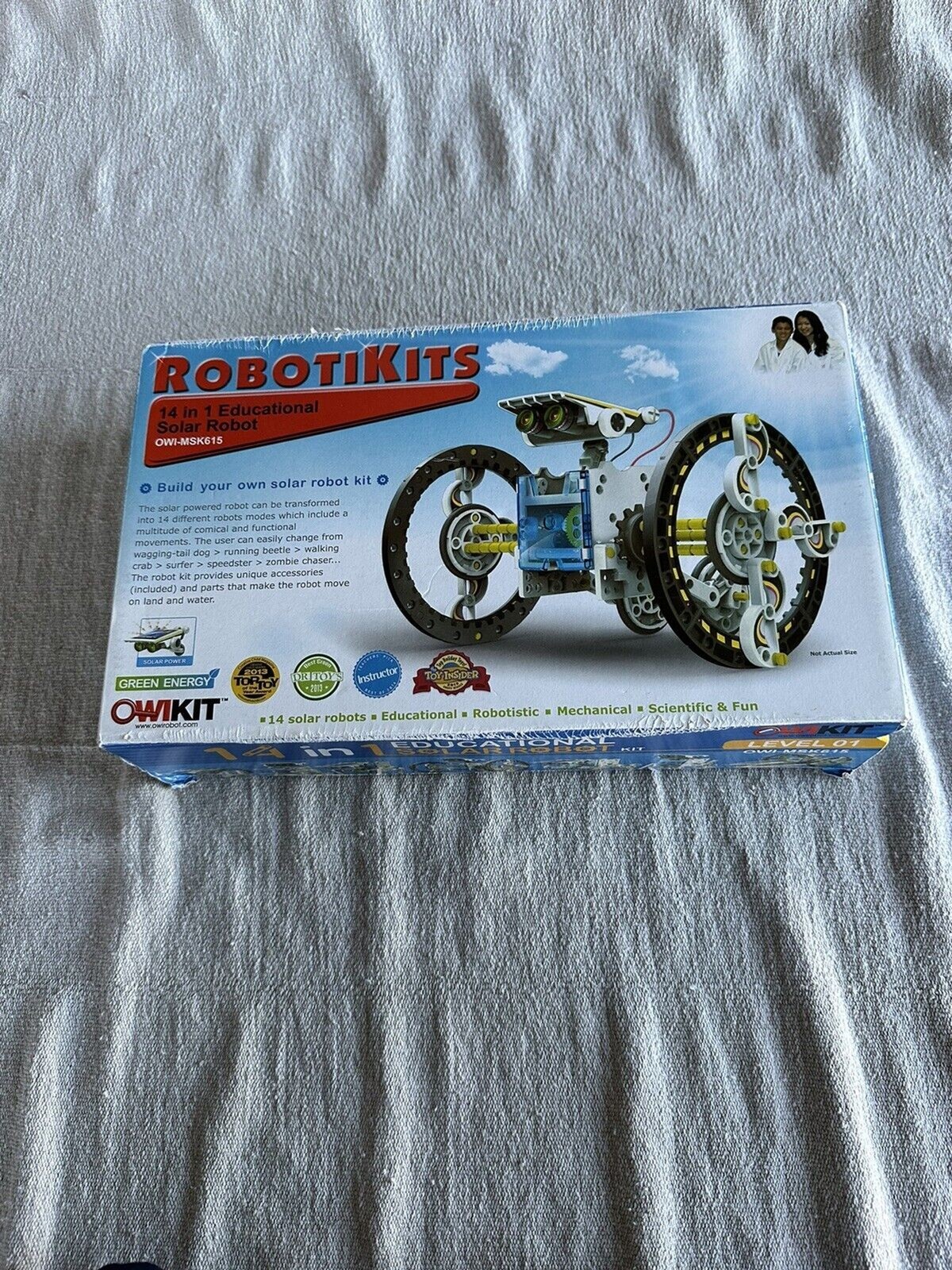 RobotiKits 14-N-1 Educational Solar Robot Kit Replacement Incomplete