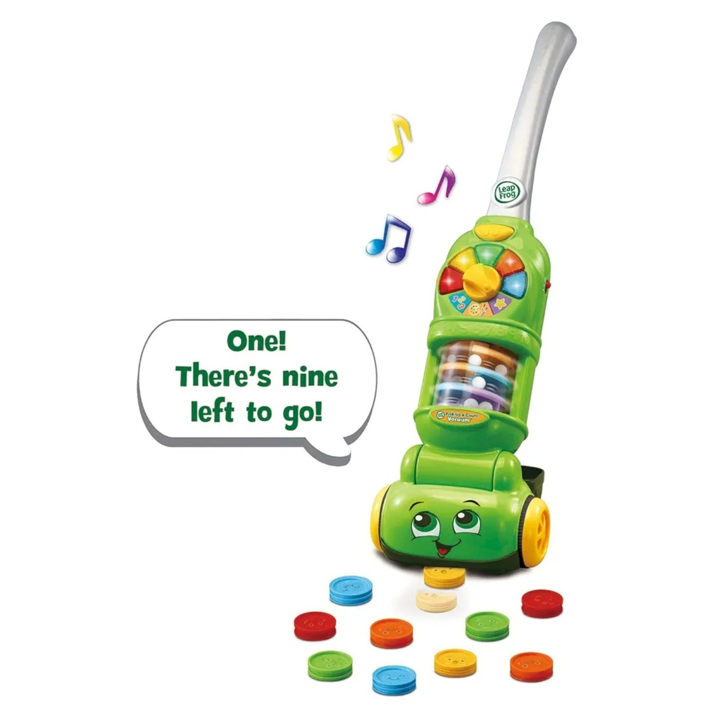 LeapFrog Pick Up and Count Vacuum, Green