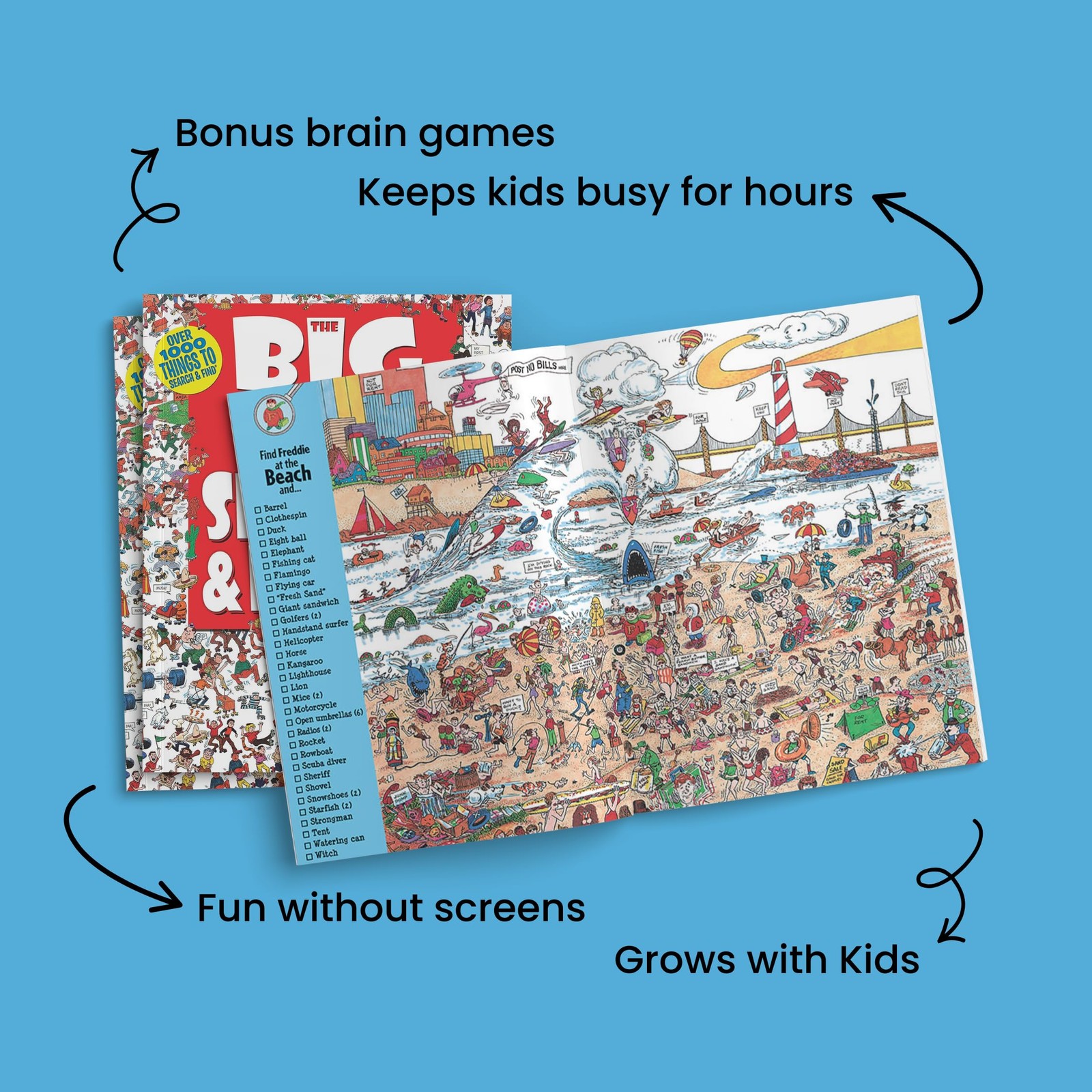 The Big Book of Search & Find – Hidden Object Picture Puzzle for Kids |…