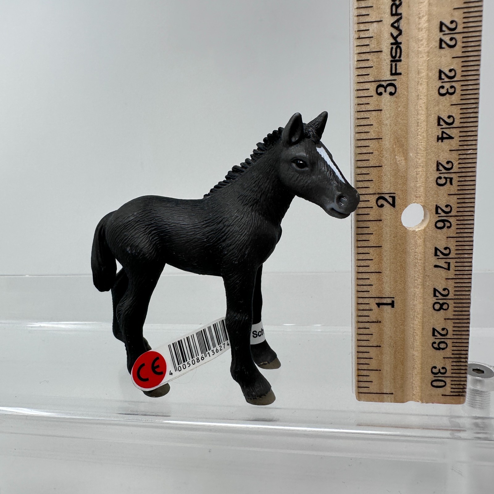 Schleich Percheron Foal Black Horse Baby Pony Wildlife Safari Figure with TAG