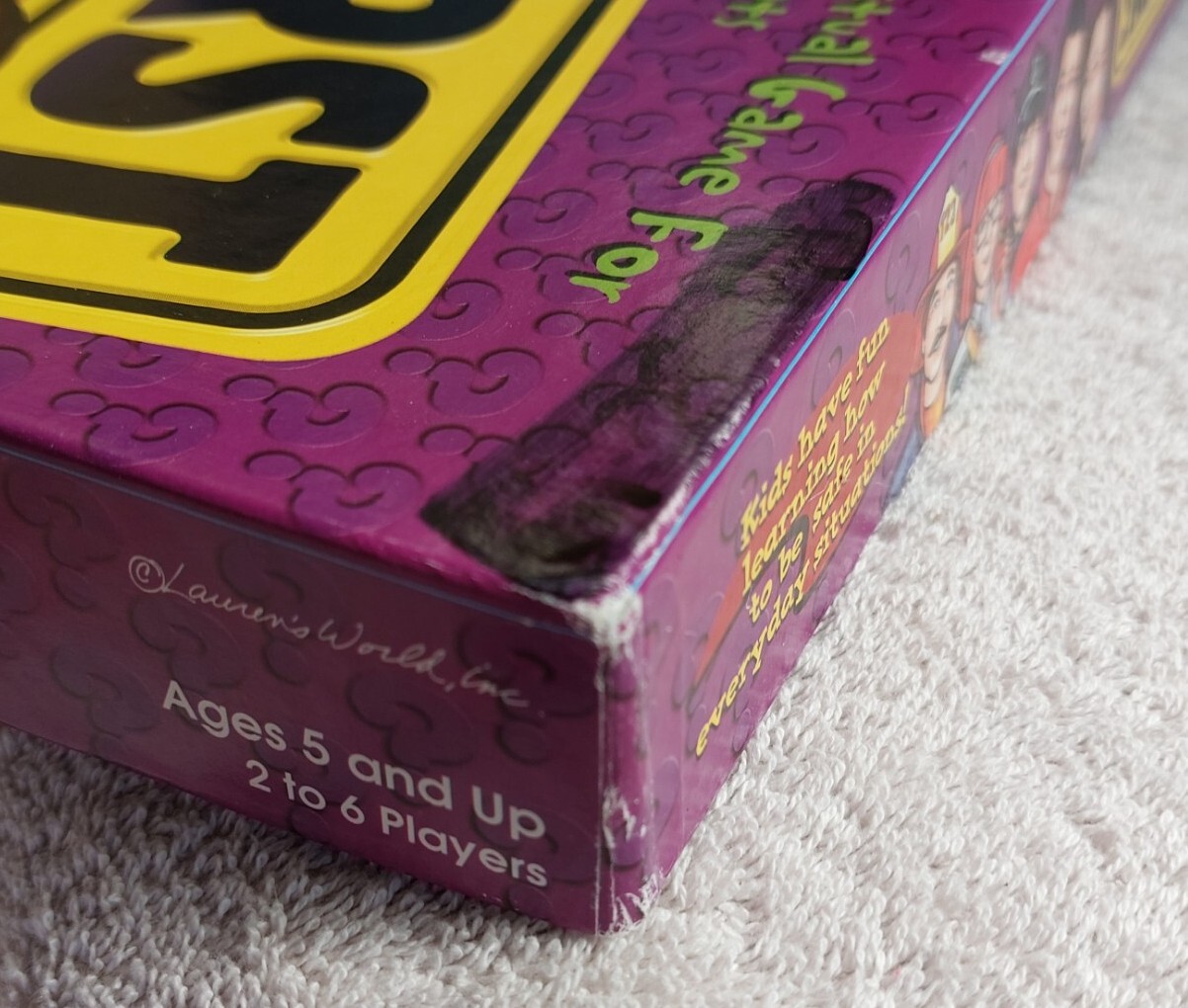 SAFETY FIRST: FUN & FACTUAL GAME FOR KIDS & PARENTS 1998 AGES 5+ 2-6 PLAYERS