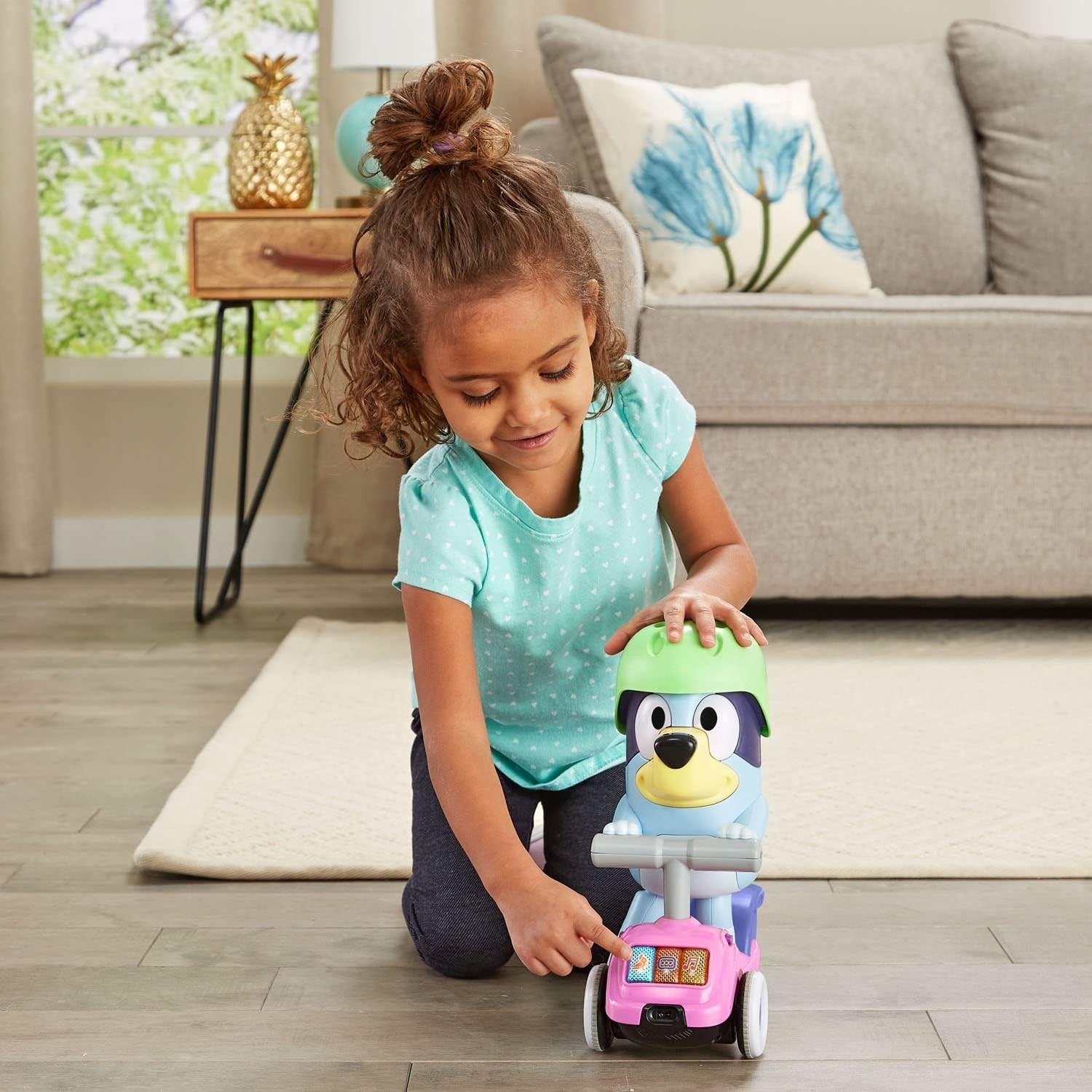 VTech Bluey Scooter Time Interactive Toy Lights Sounds Songs Games New Sealed