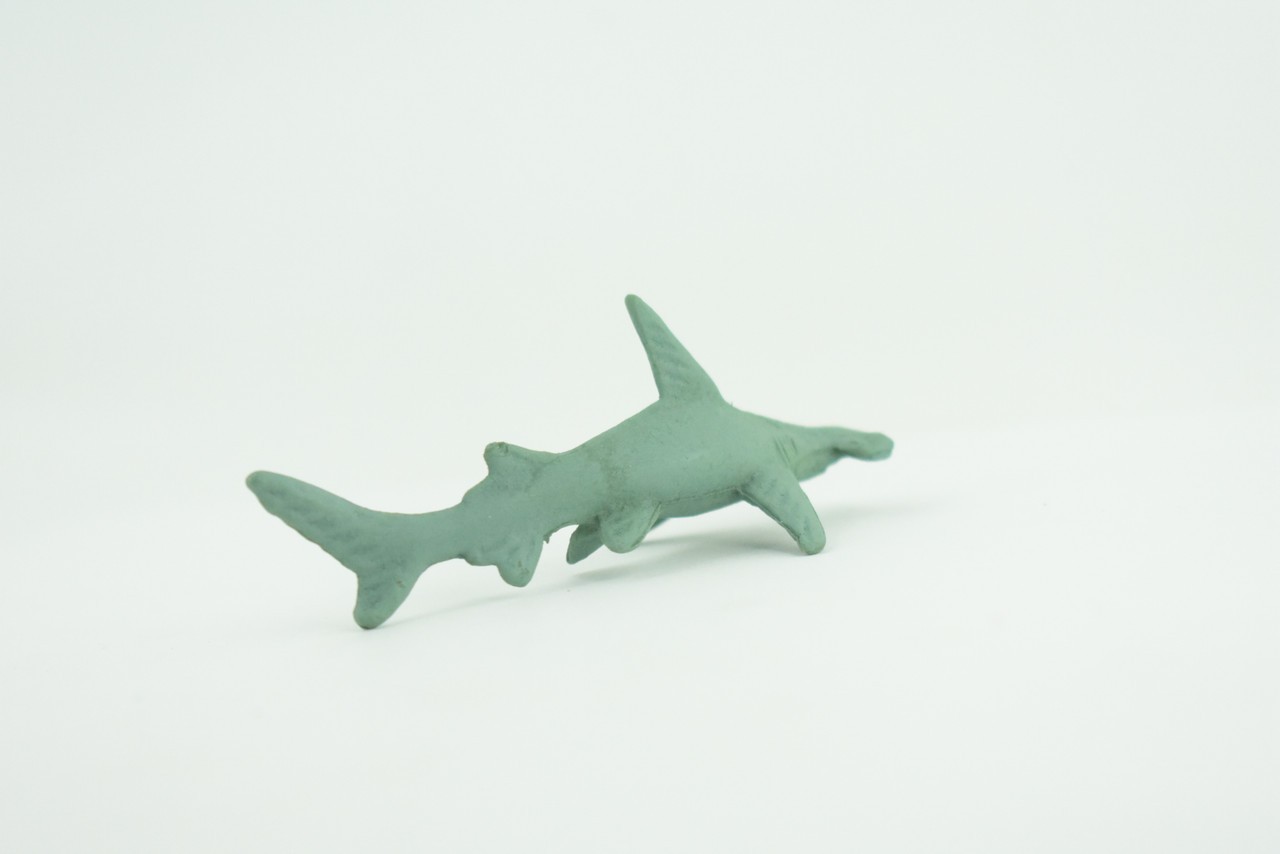 Toy Green Hammerhead Shark, Realistic, Model, Toys, Gift, 3 Inches CWG51 B197