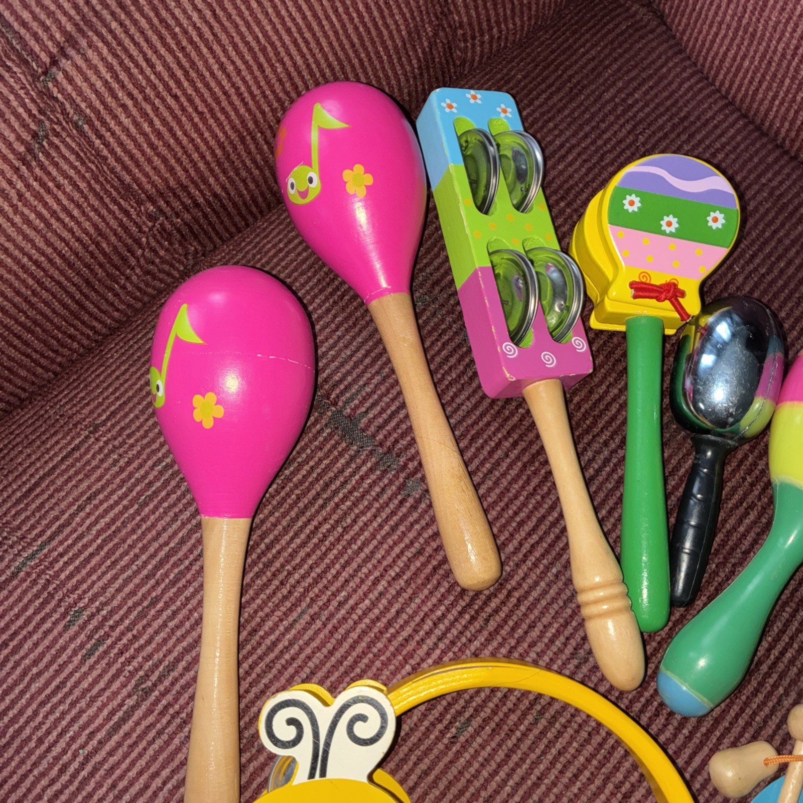 Toy Lot Musical Rhythm Instruments Preschool Daycare Wooden Toy Lot