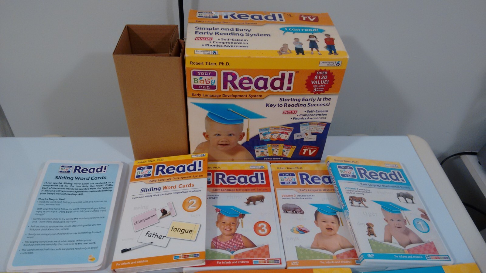 Your Baby Can Read “3- level Kit” 3months – 5yrs old. As seen on TV. Bundle box