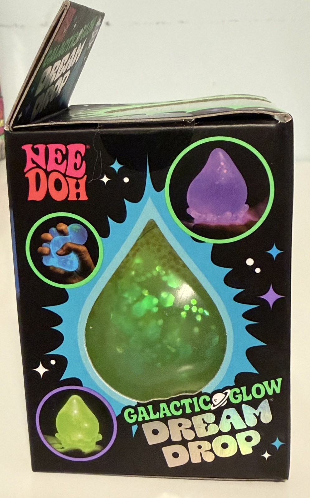 Galactic Glow Dream Drop NeeDoh GREEN EXTREMELY RARE AUTHENTIC