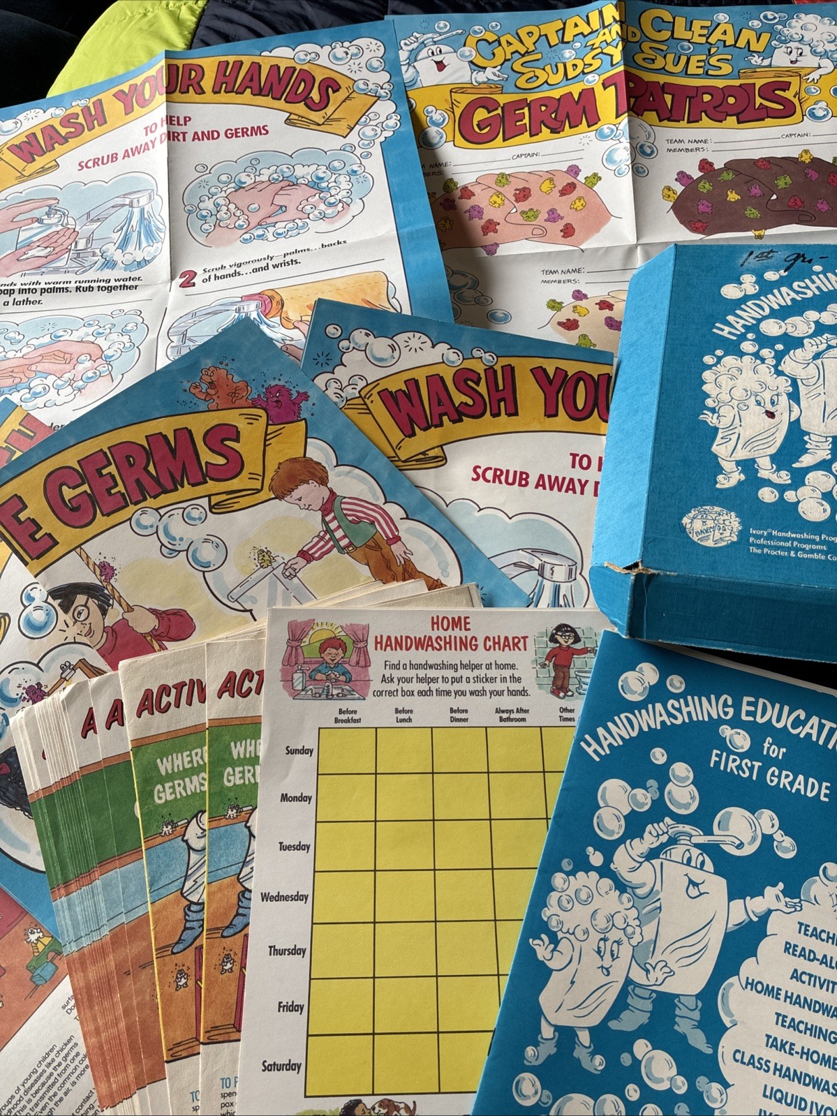 Vintage Ivory Handwashing Program Teachers Kit Ivory Soap P&G 1987