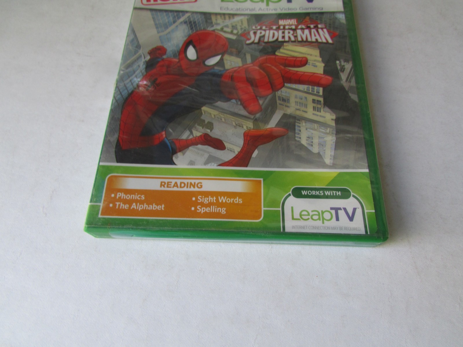 New Sealed Leapfrog Leap TV Marvel Ultimate Spider-Man Educational Video Game