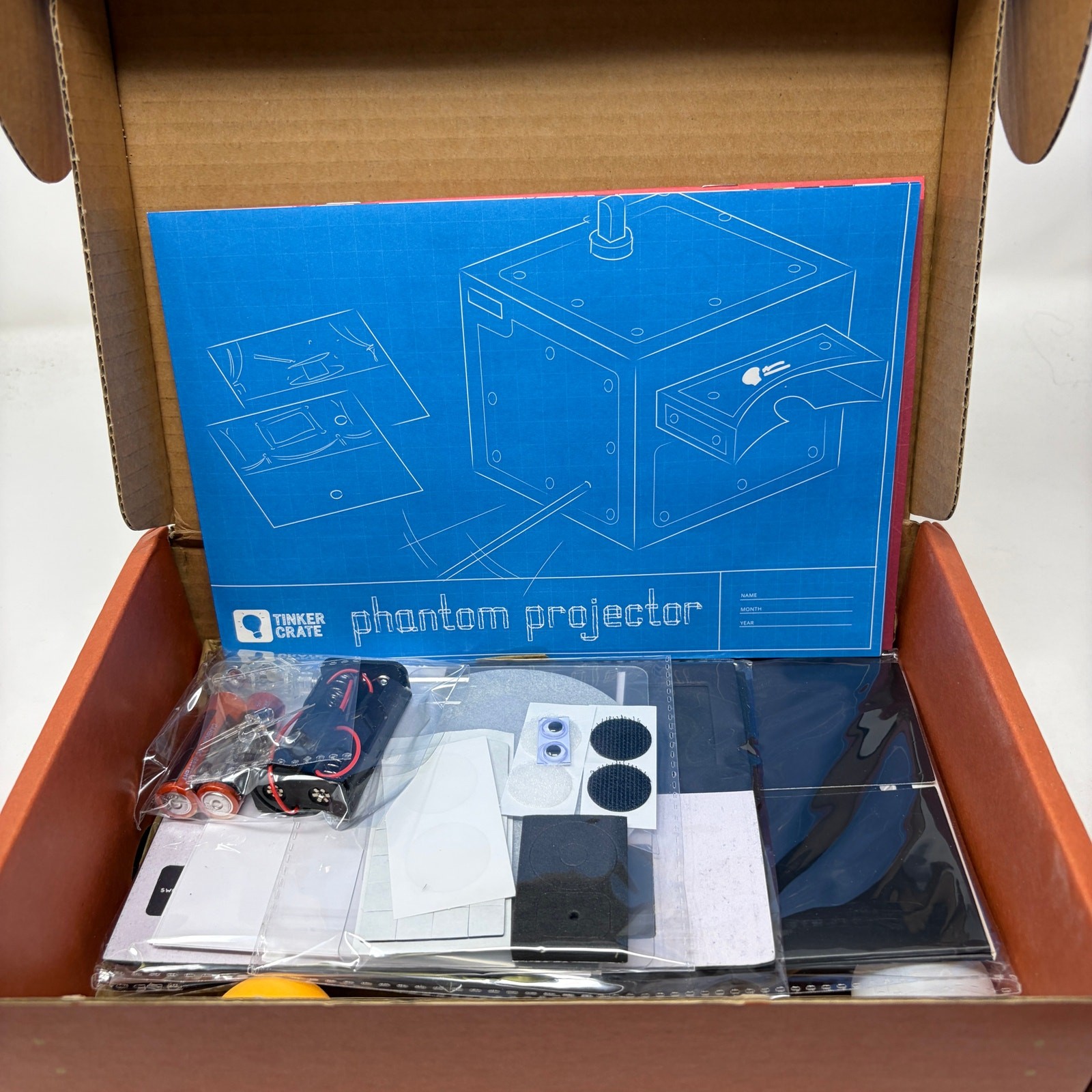 Kiwi Co Tinker Crate Make Your Own Phantom Projector Kids Ages 9+ NEW