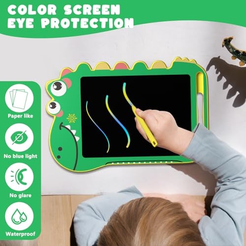 LCD Writing Tablet for Kids, Educational Toddler Toys, Colorful Doodle Board