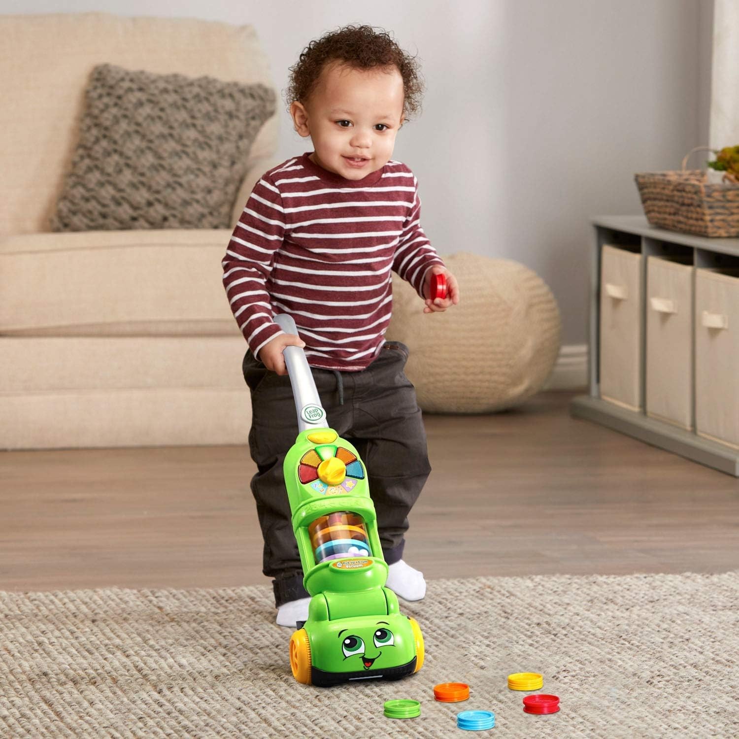 Smart ‘Pick Up and Count’ Vacuum Toy – Teaches Colors & Counting for Ages 2+