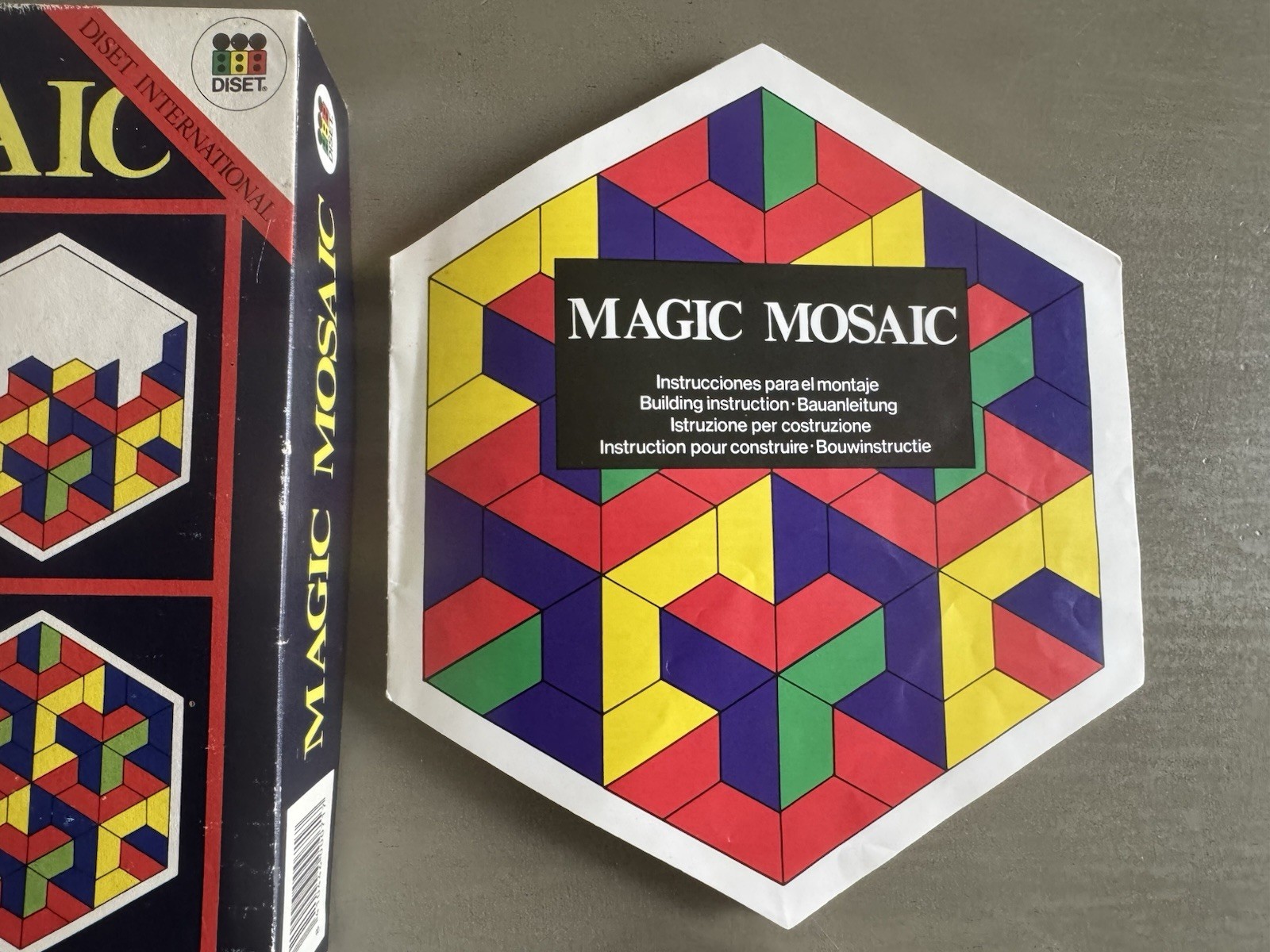 MAGIC MOSAIC Diset International Educational Design Puzzle Toy Spain