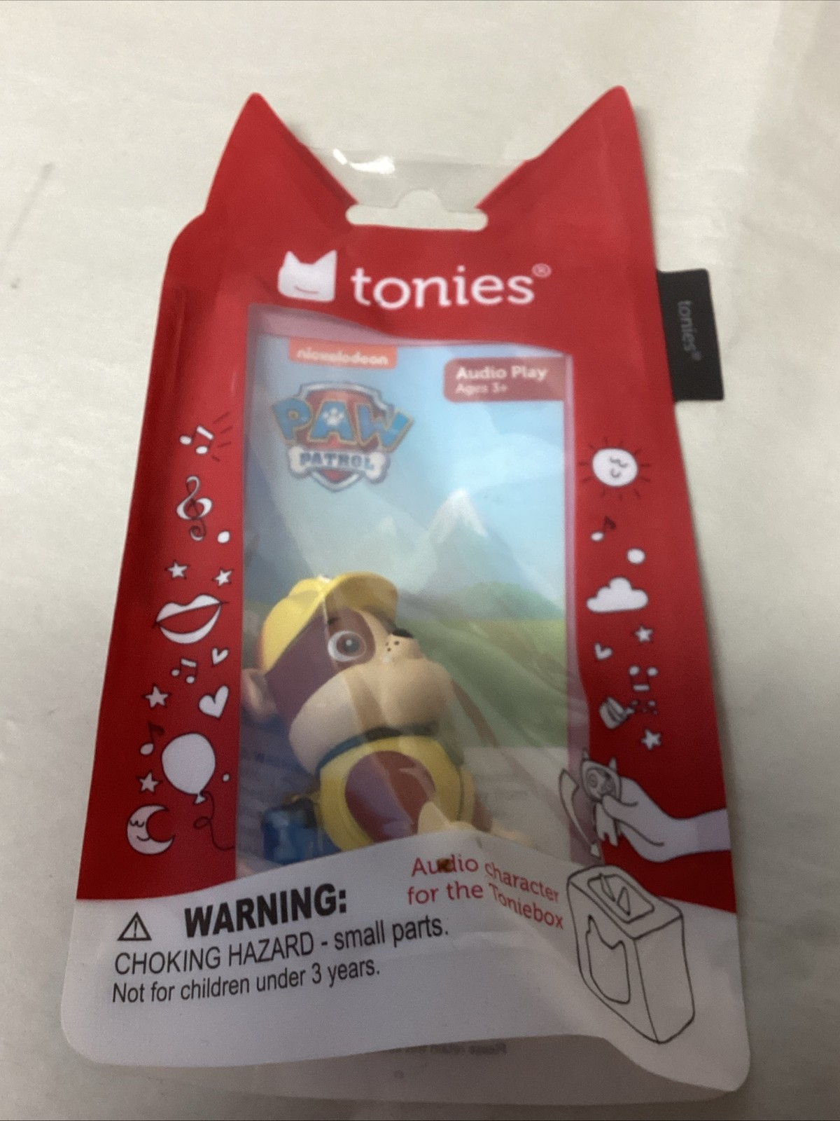 Tonies Character Nickelodeon Paw Patrol Rubble Figure Tonie box Audiobook NEW
