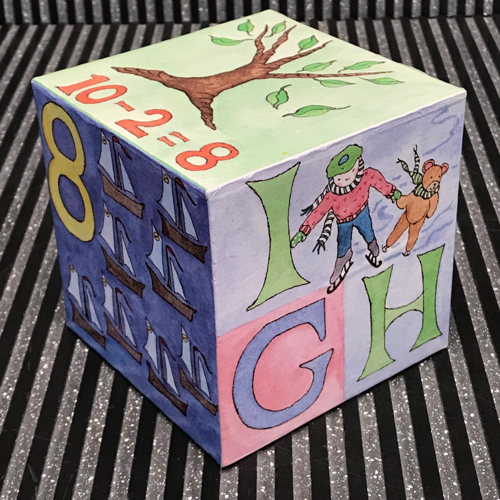 Vtg. Whole Set 1987 Lillian Vernon Nesting Blocks Math, ABC”s, Numbers See Video