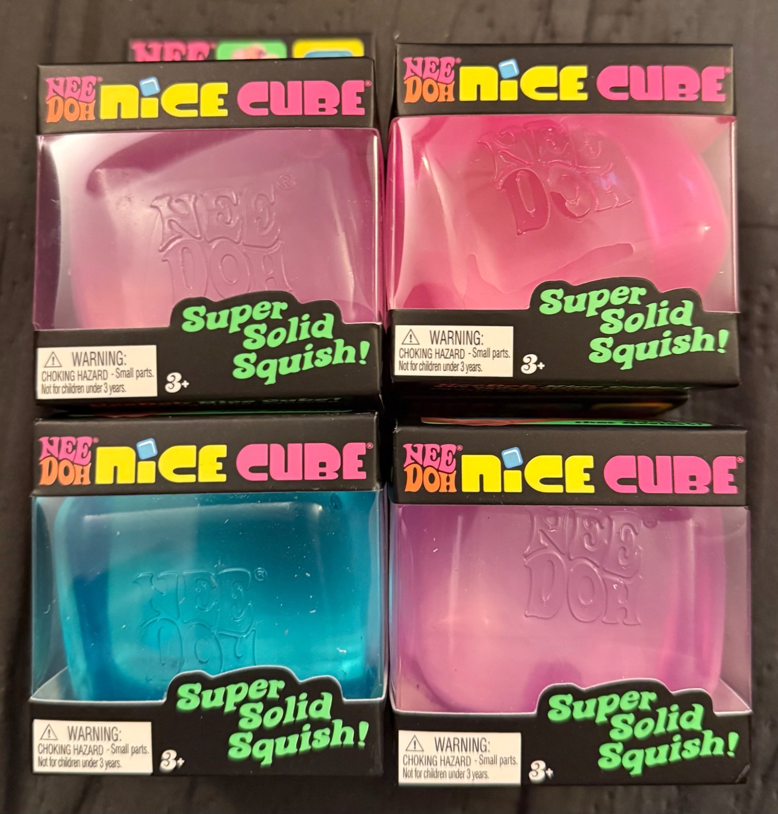 NEEDOH NICE CUBE FULL CASE OF 12! Ready To Ship, Assorted Colors