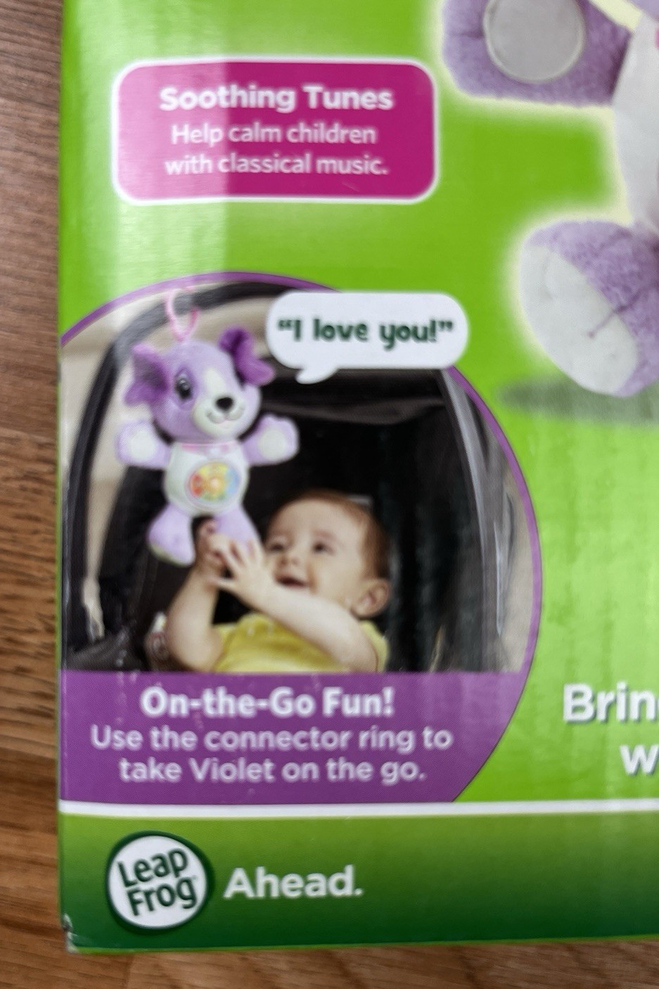 Leap Frog Sing & Snuggle Violet Interactive Plush Purple Puppy Learning Toy NEW