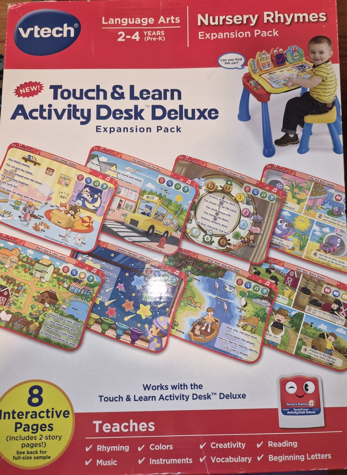 VTech Touch and Learn Activity Desk Deluxe Expansion Get Ready for Preschool
