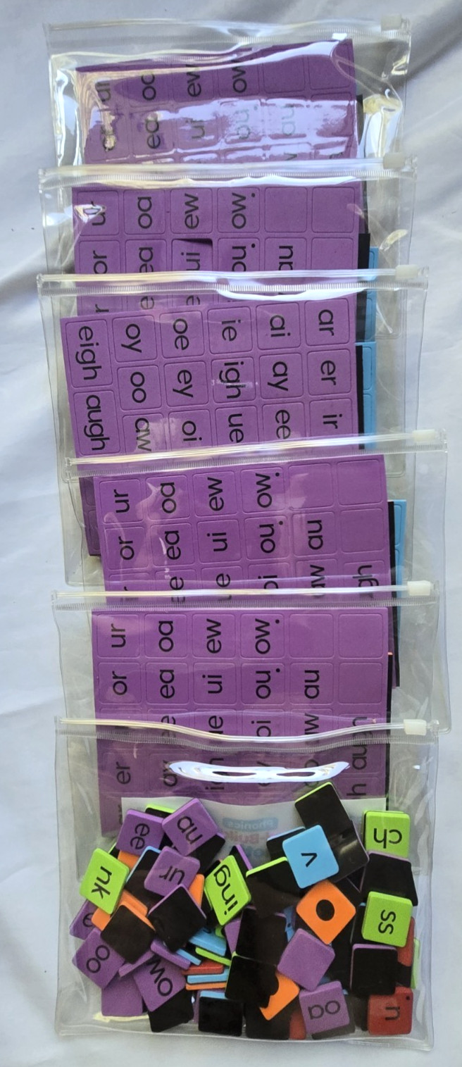 Hand2Mind Phonics Word Building Magnetic Tiles Complete Set