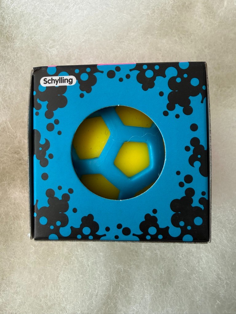 NEW Needoh Brand Atomic Squeeze – Yellow and Blue