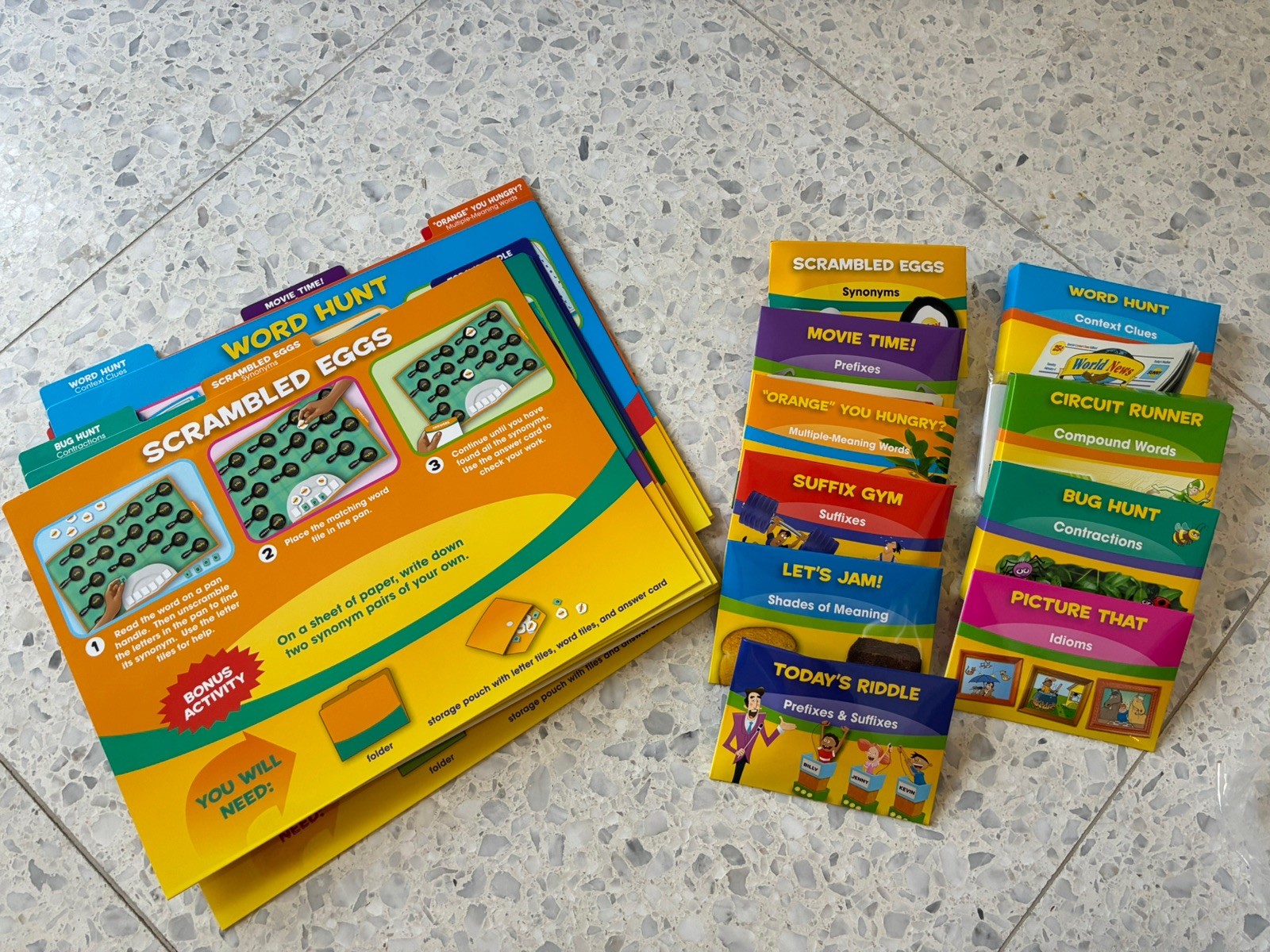 Lakeshore VOCABULARY Elementary Folder Games for Grades 2-3 RR798