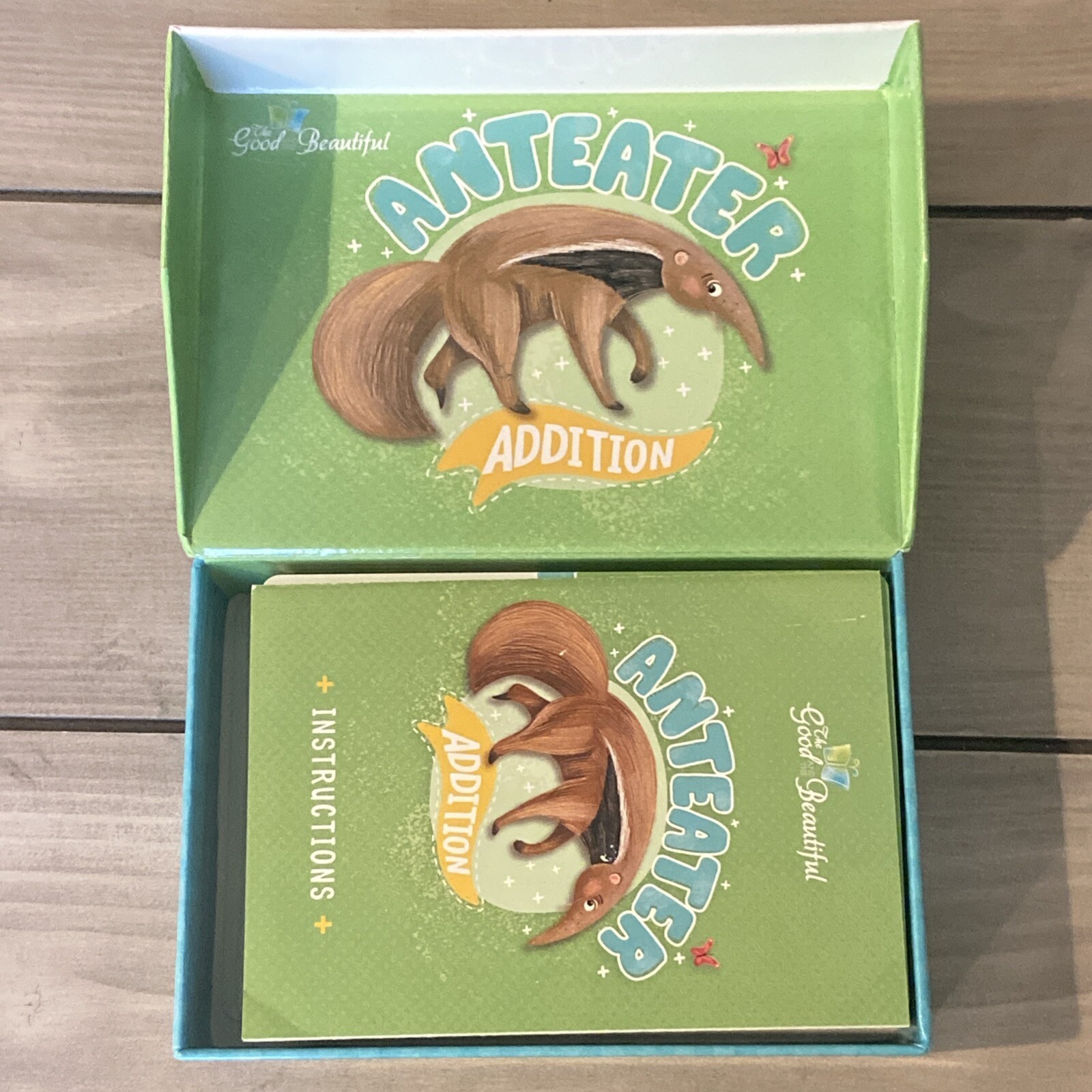 The Good and The Beautiful Anteater Addition Card Game Ages 5+ / Complete EUC